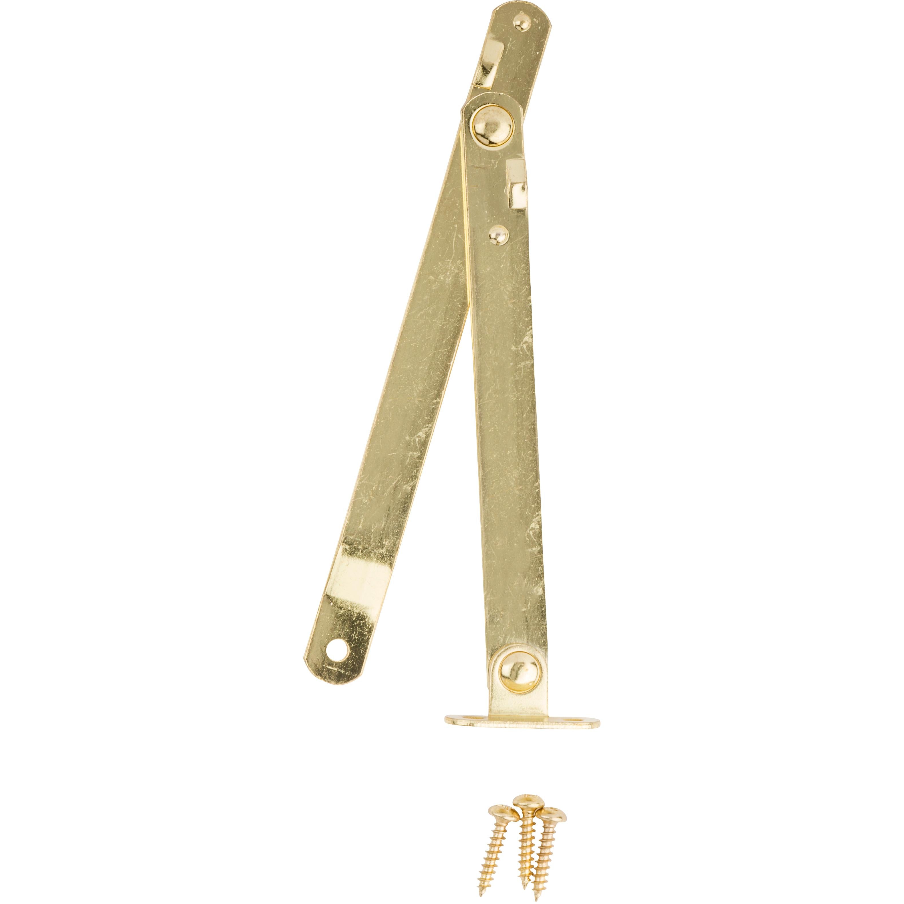 National Hardware - N208-611 V1890L Folding Support in Brass