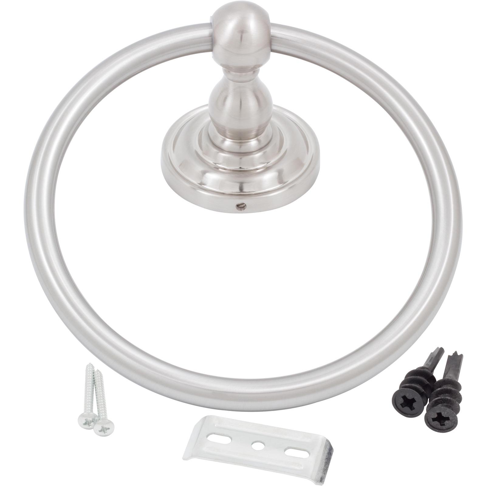 Stone Harbor Hardware Charlotte Towel Ring, Satin Nickel