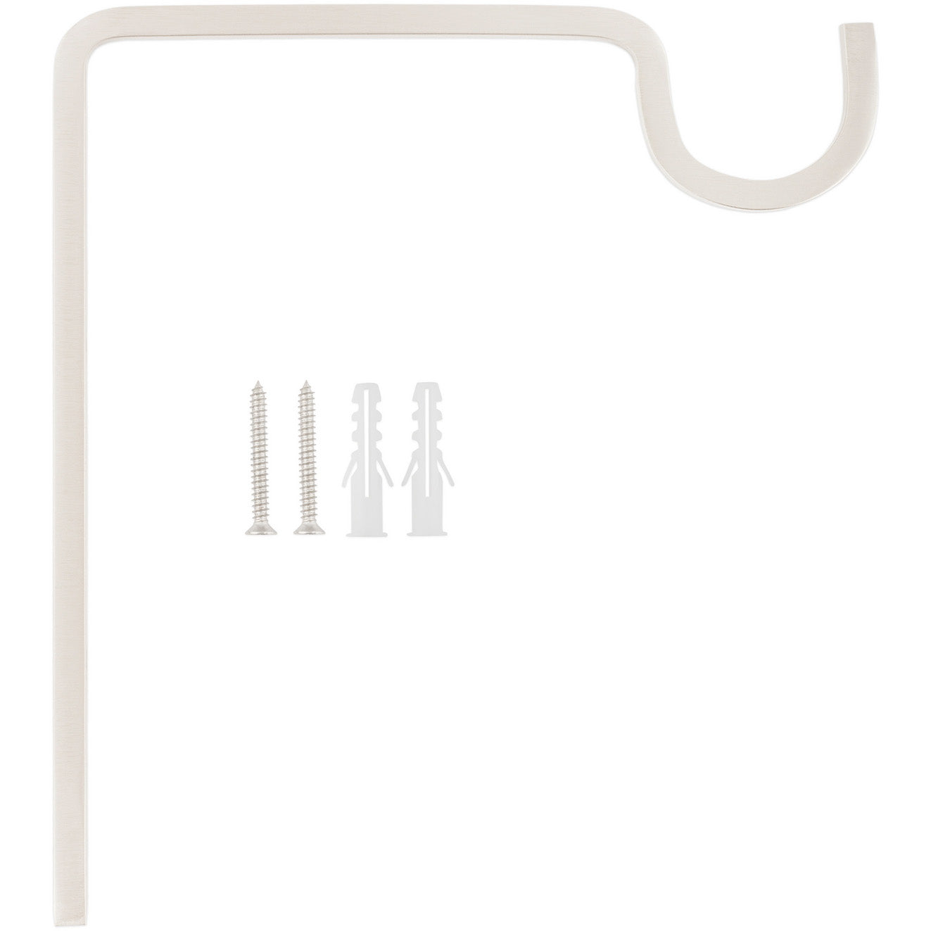 National Hardware - N275-509 - V2646 - 9" Extended Wall Hook in Satin Nickel