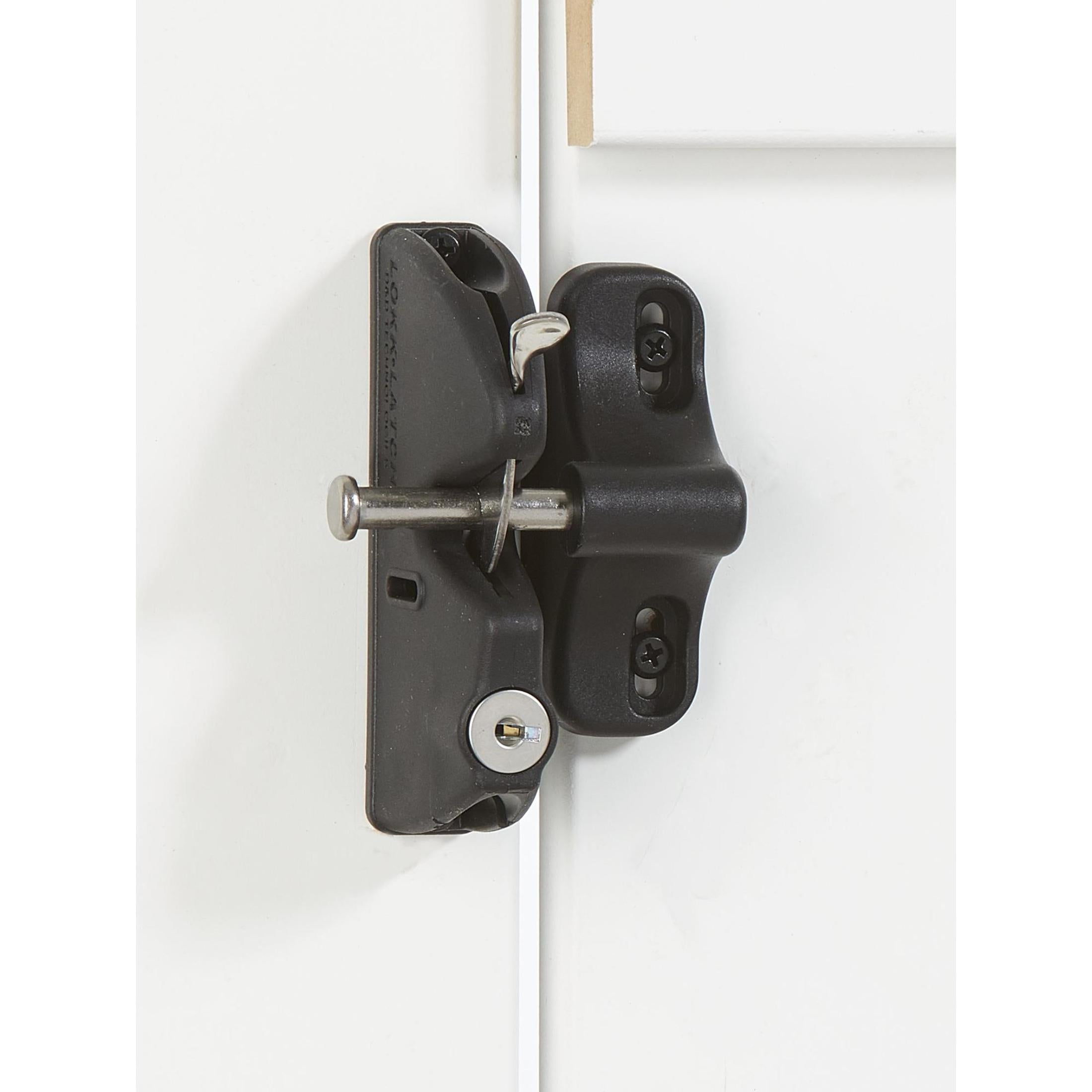 National Hardware - N346-201 V6201, 4-9/16" LokkLatch in Black