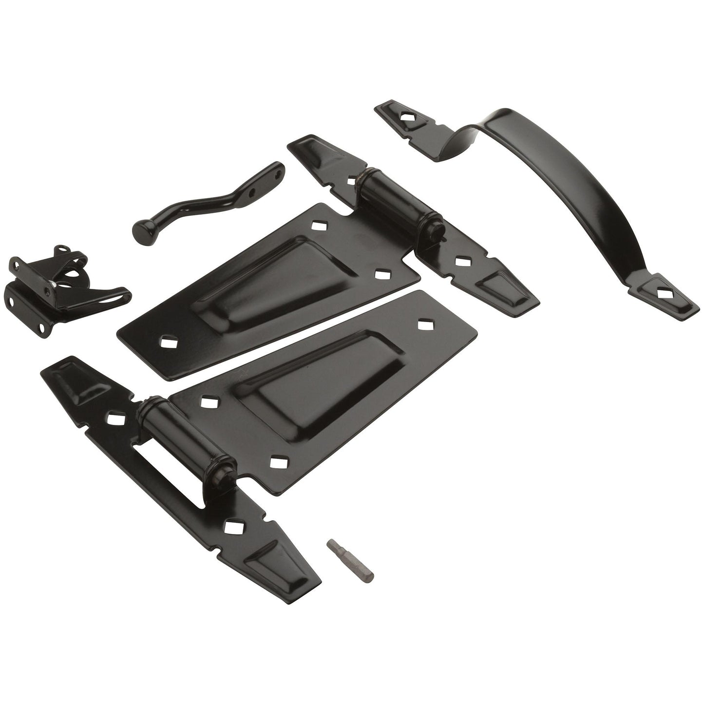 National Hardware - DPV881 Rustic Gate Kit - Black