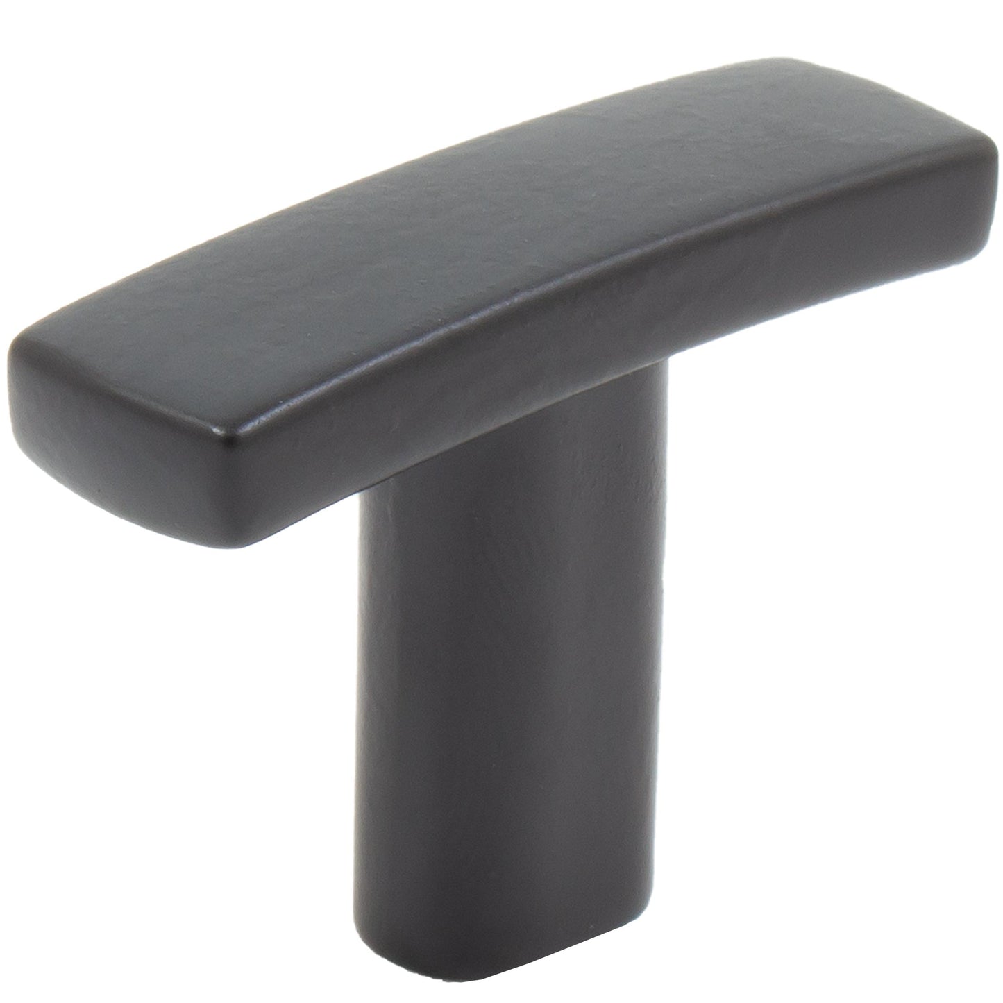 Stone Harbor Hardware Douglas Cabinet T-Knob, 38 Millimeters, Matte Black