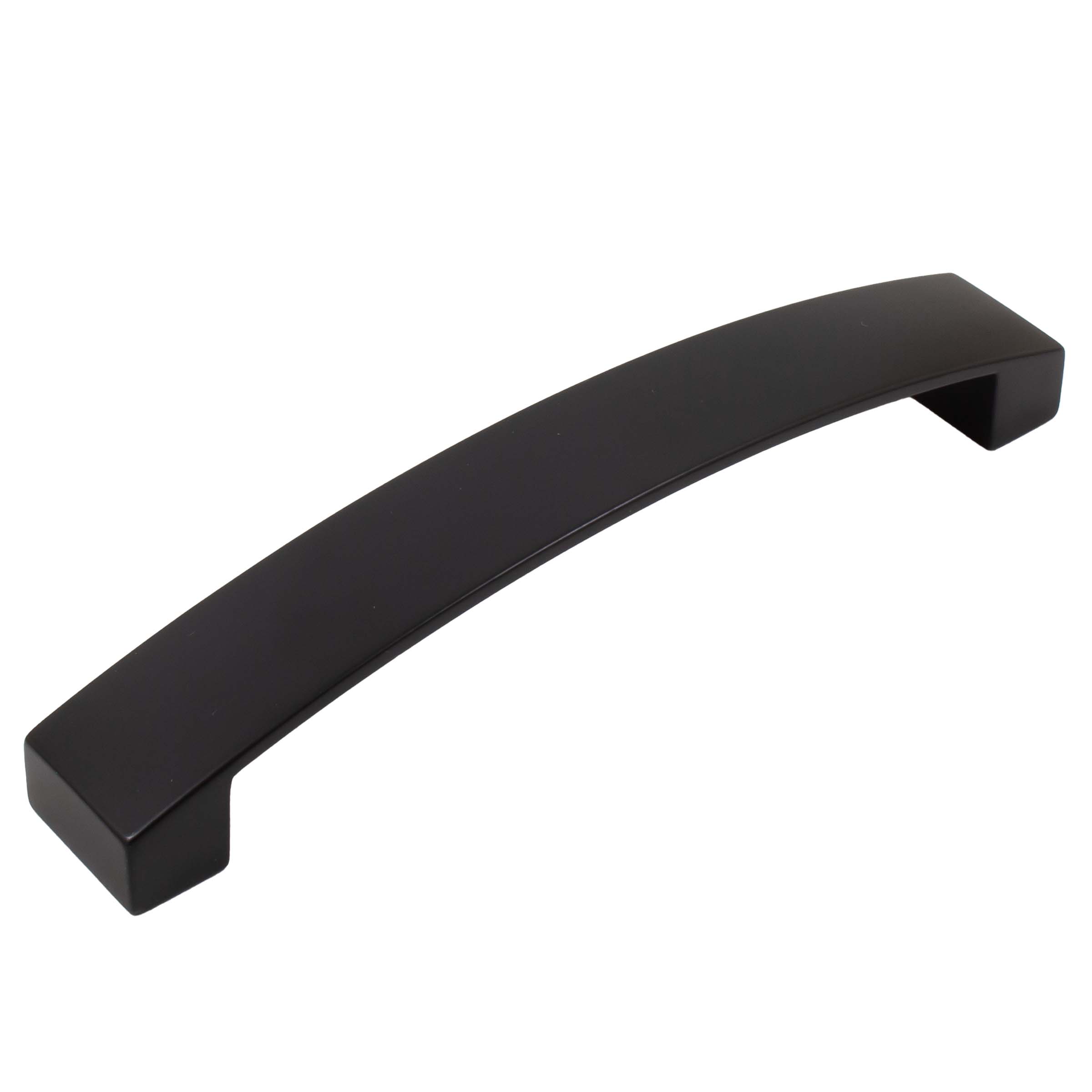 Stone Harbor Hardware Zephyr Cabinet Pull, 128 Millimeters, Matte Black