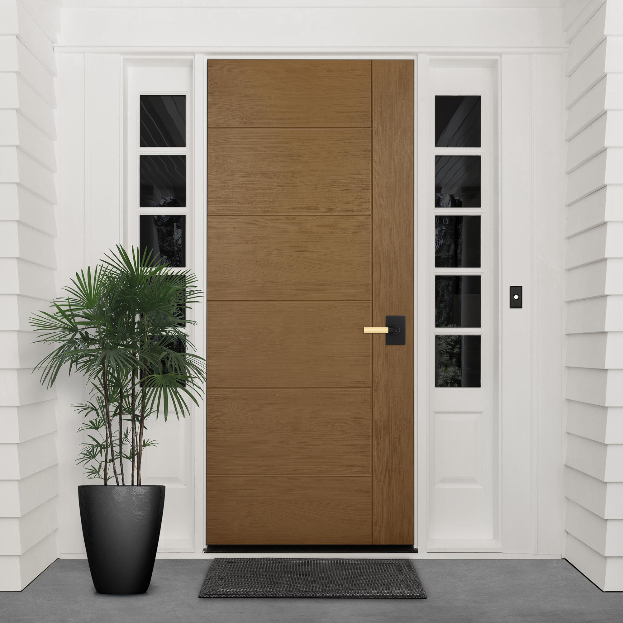 740PVL RCT 514/4 SMT 6AL RCS K3 Prava Entry - Matte Black with Satin Brass
