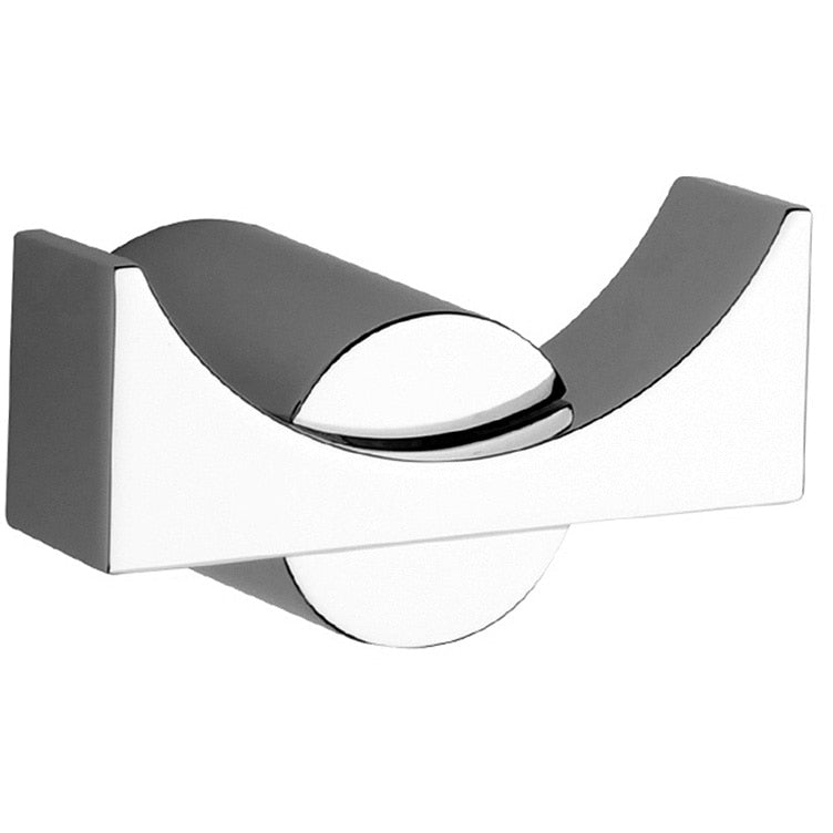 Arc Deco Double Robe Hook - Polished Chrome