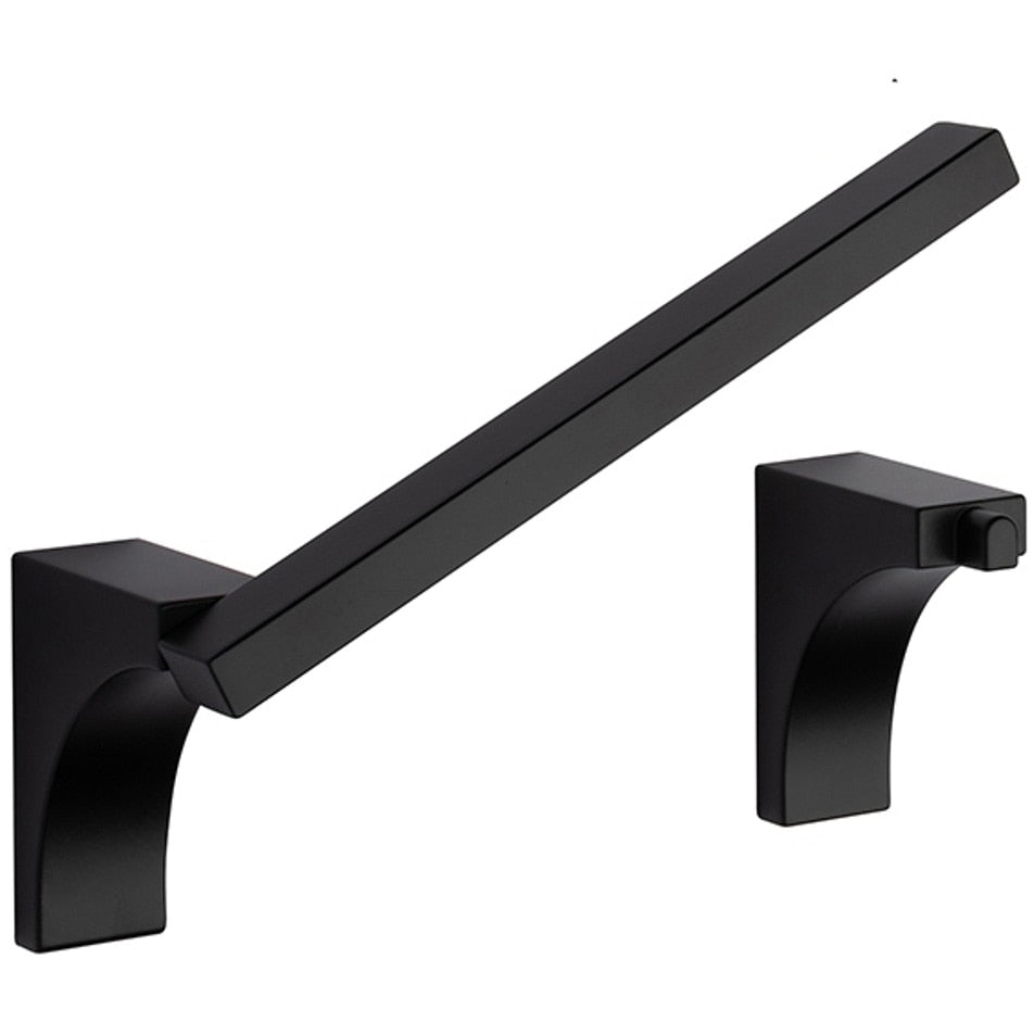 Arc Deco Pivoting Paper Holder - Matte Black