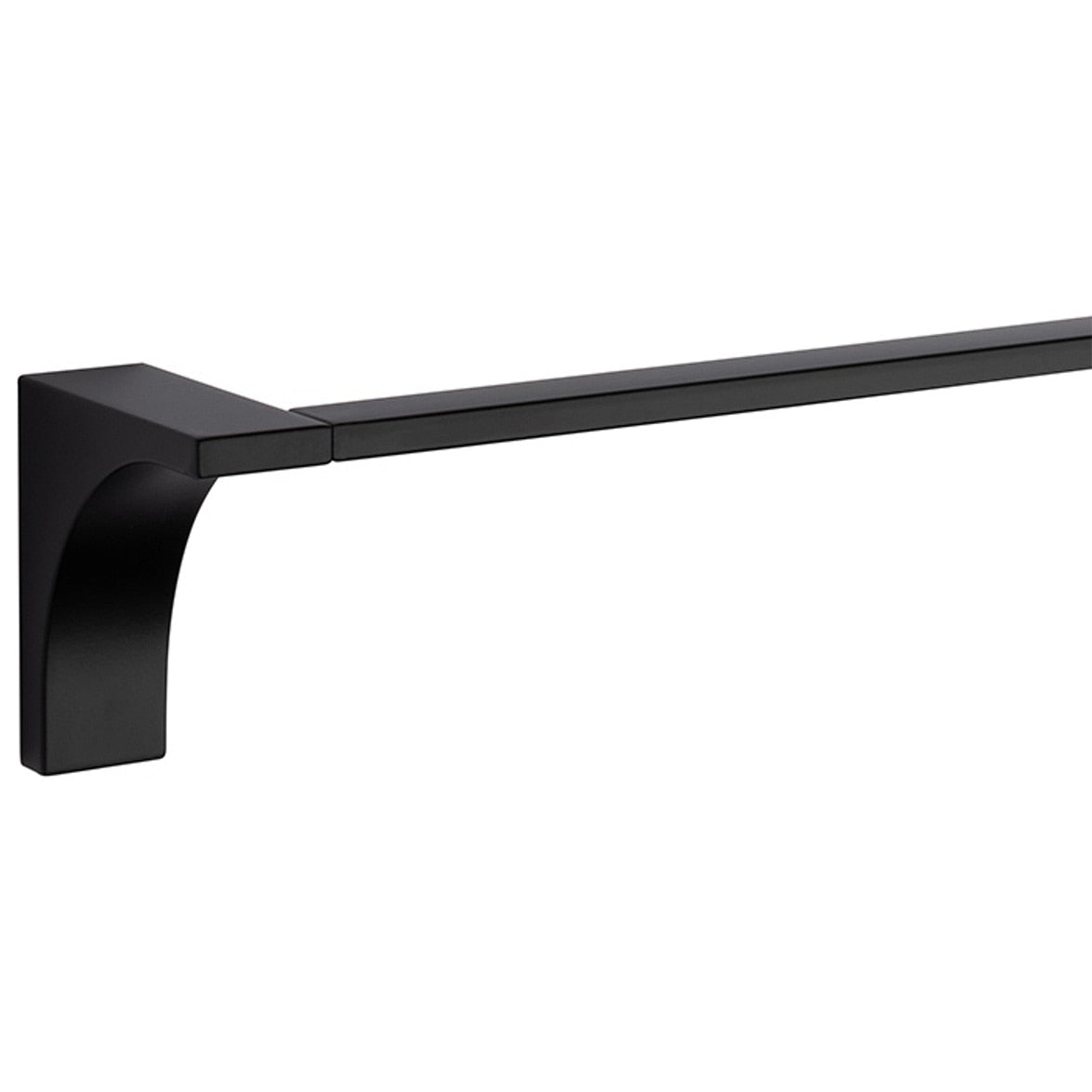 Arc Deco Towel Bar - Matte Black