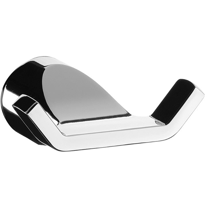 Slip Stream Double Robe Hook - Polished Chrome