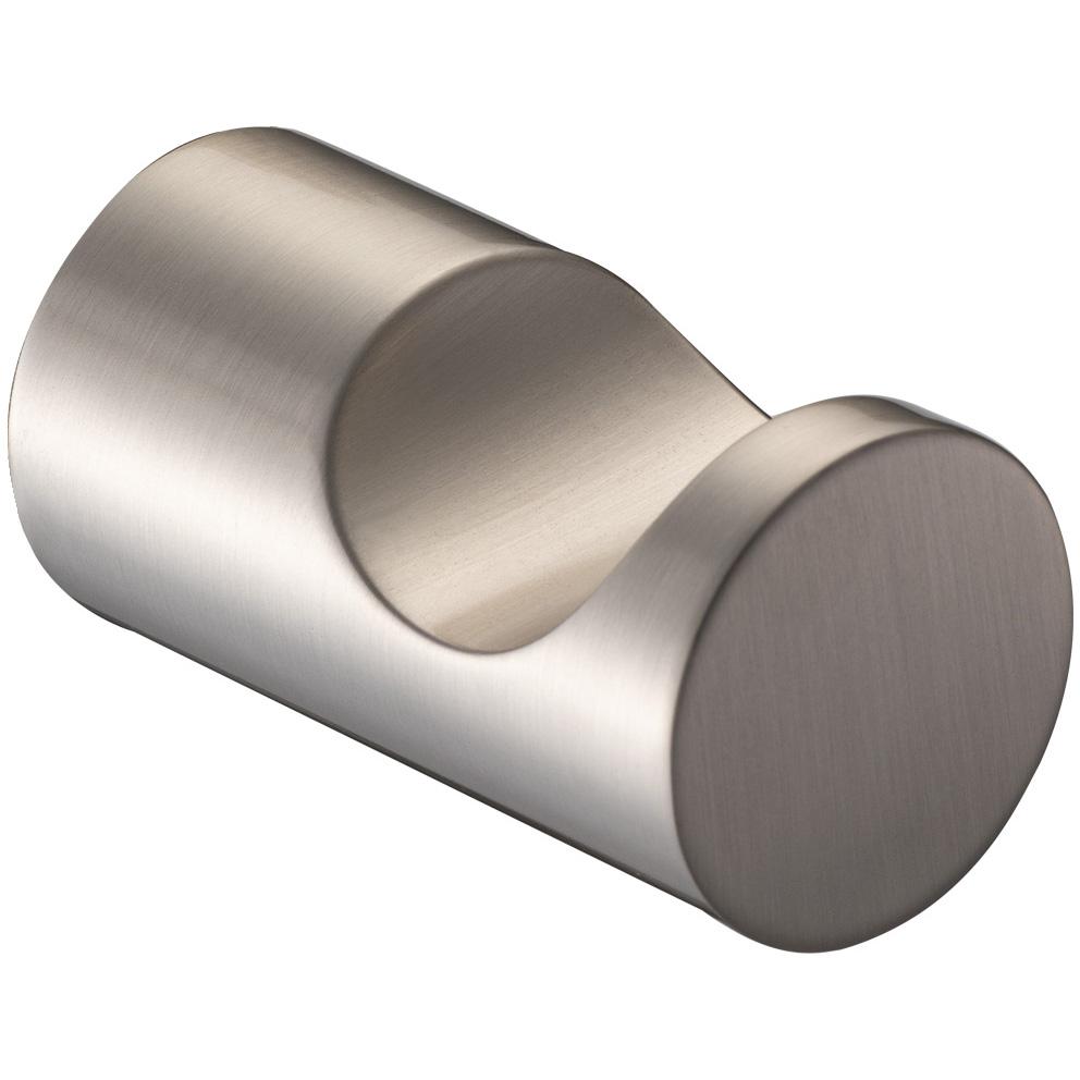 Pure Form Single Robe Hook - Satin Nickel