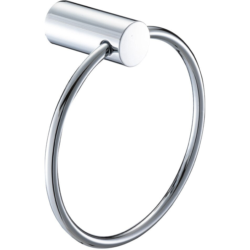 Pure Form Towel Ring - Polished Chrome