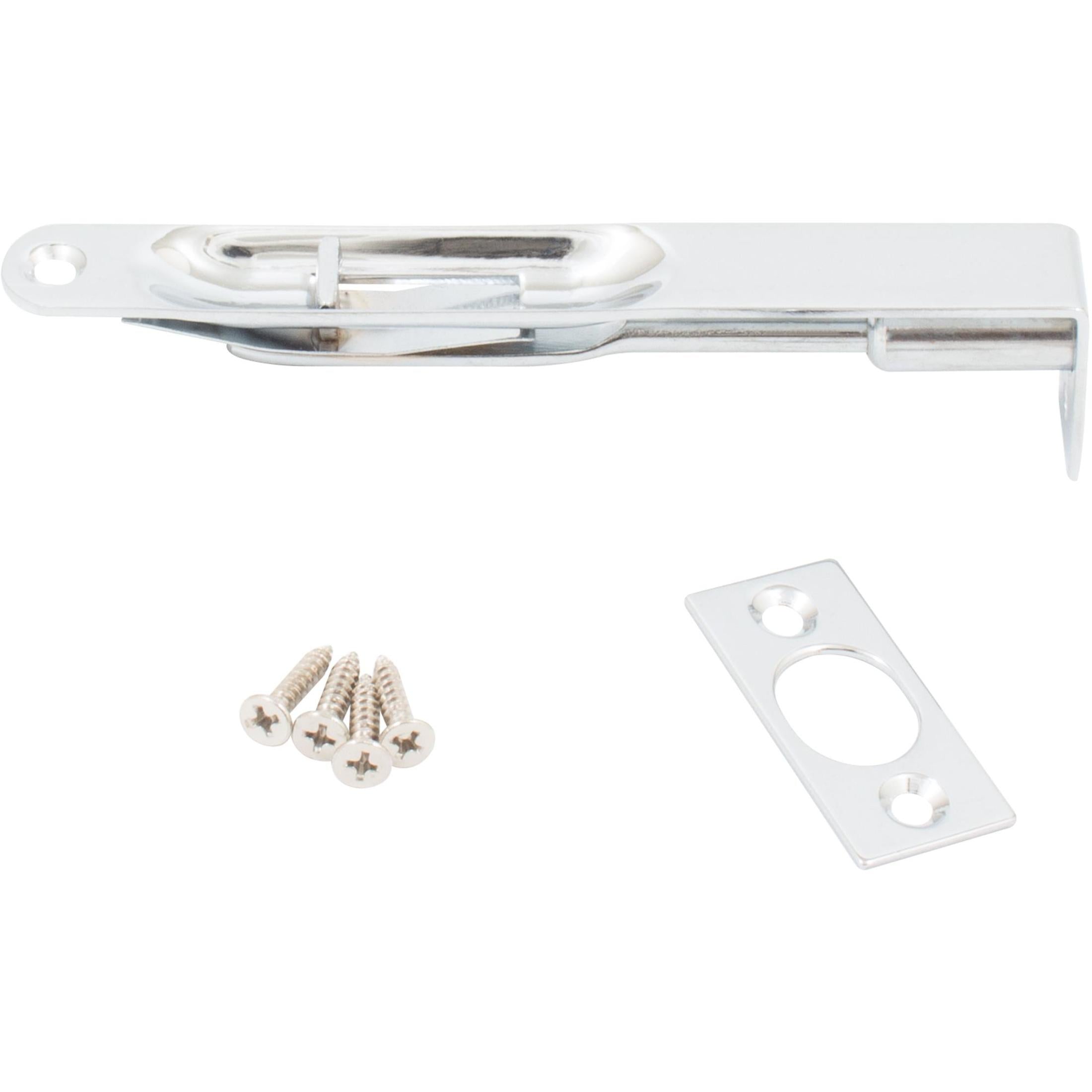 Flush Bolt Square Corner x Round Corner 6 Inch