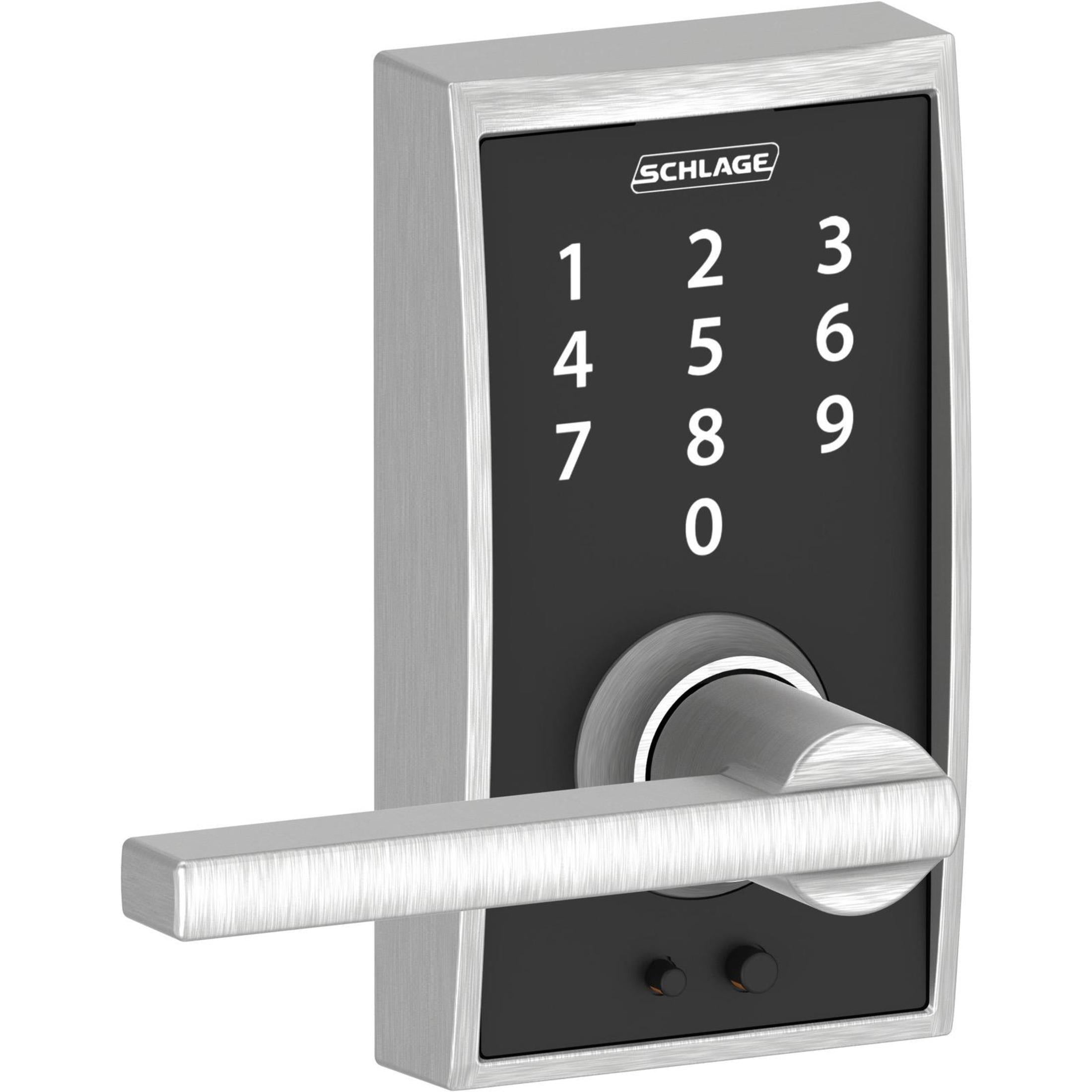 FE695CEN626LAT 16-086 10-027 Latitude / Century Touch Keyless Lever - Satin Chrome