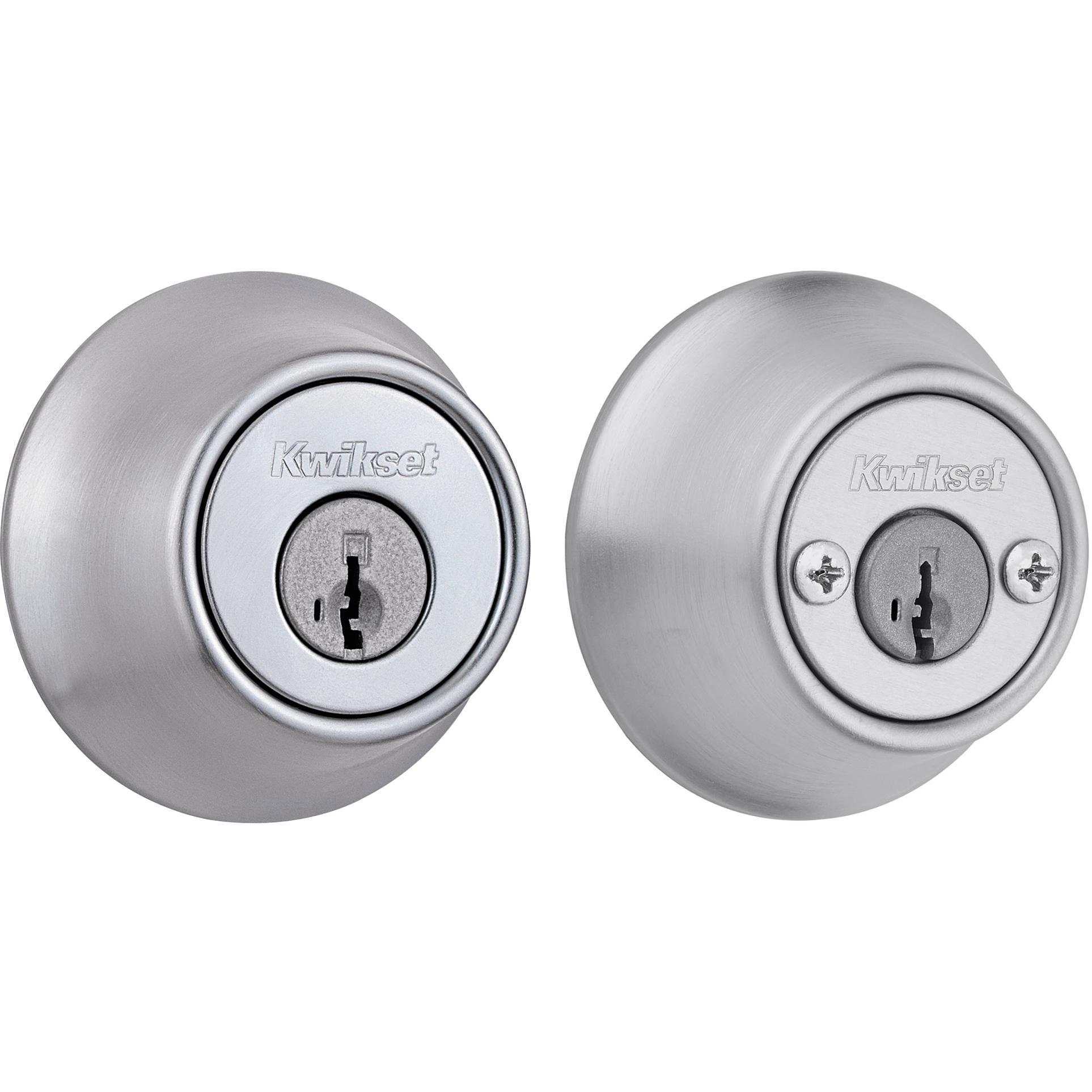 Kwikset 803615 Kwikset Smart Key 660 Double Cylinder Deadbolt Satin Chrome