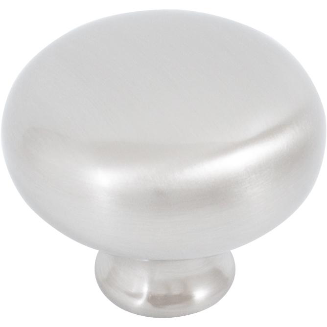 Stone Harbor Hardware Bi-Fold Closet Door Knob, 1-1/2 Inches, Satin Nickel