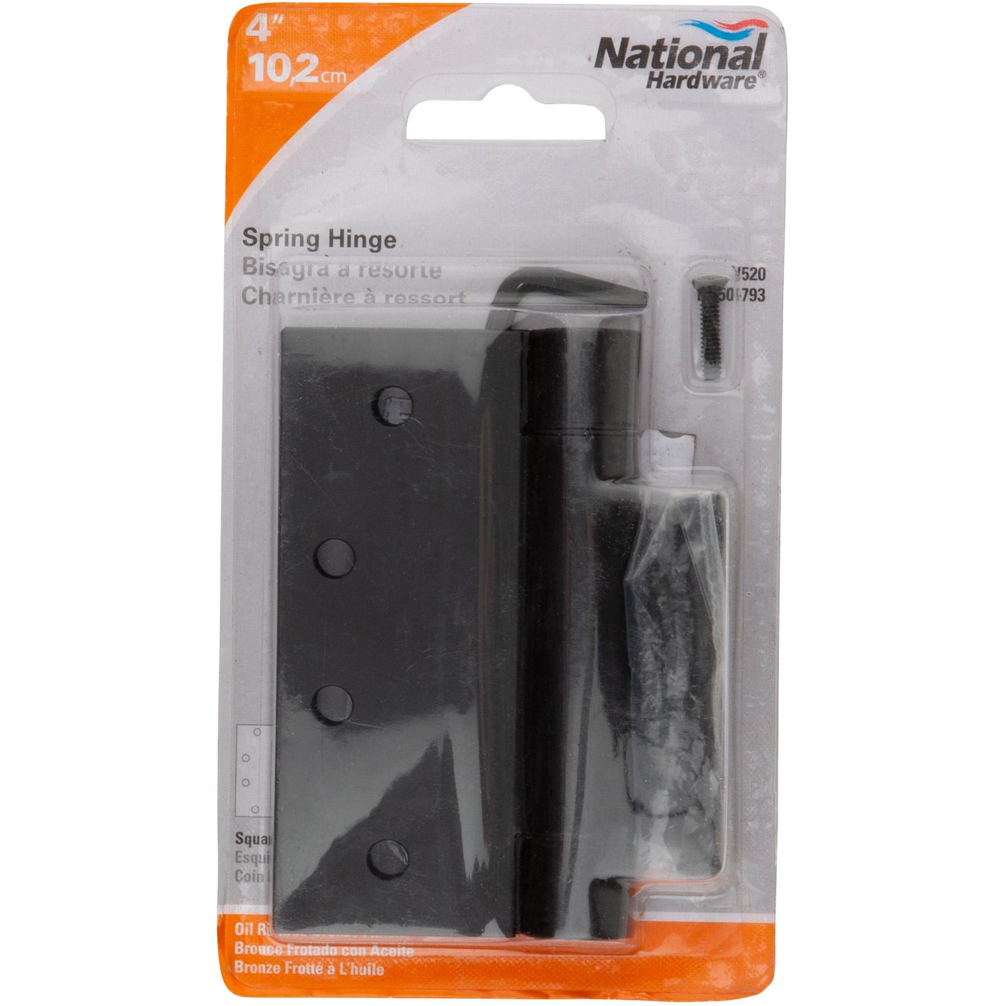 V520 4" Spring Hinge 1/pk - Oil Rubbed Bronze