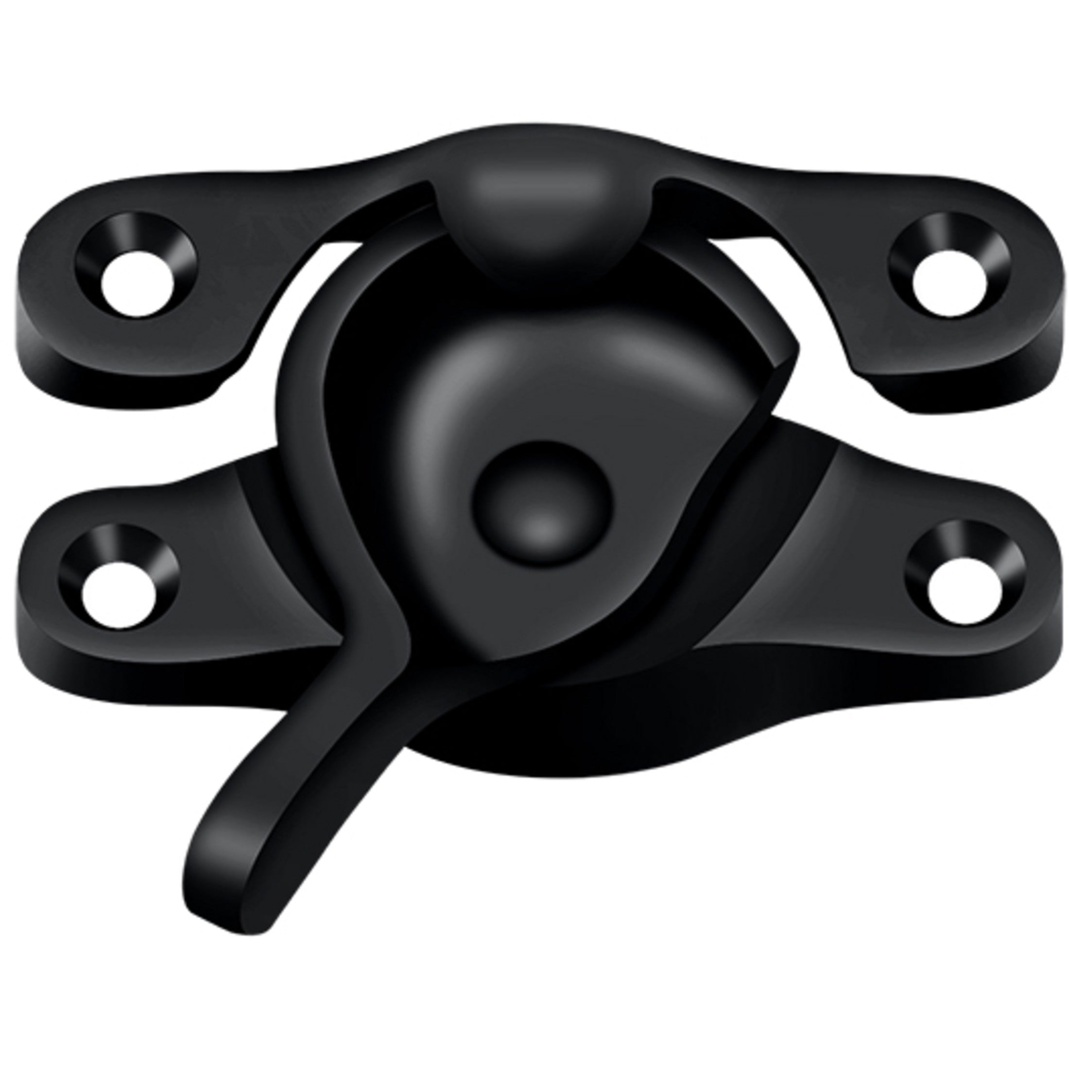 Deltana WL07U19 1" x 2-5/8" Window Sash Lock - Matte Black