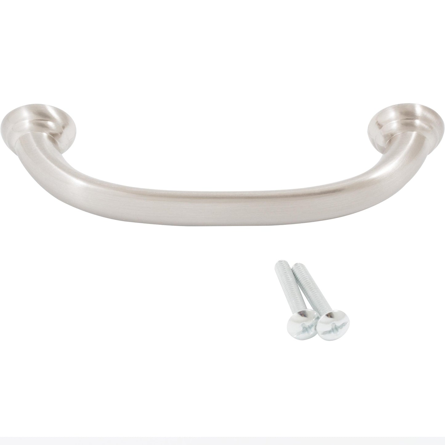 Stone Harbor Hardware Alesund Cabinet Pull, 96 Millimeters, Satin Nickel