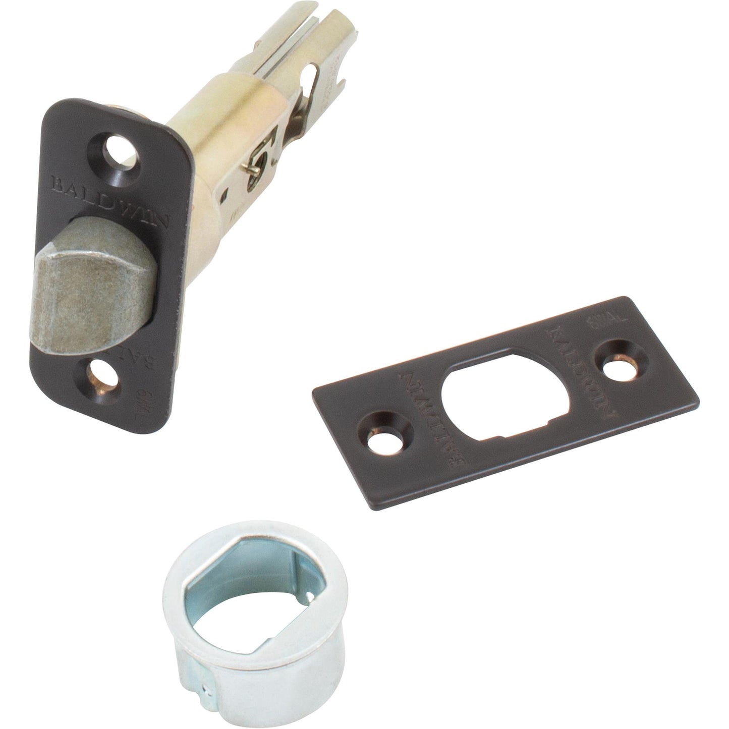 80383-003 6AL 690 Plain Latch - Dark Bronze (branded as Baldwin but fits Kwikset)