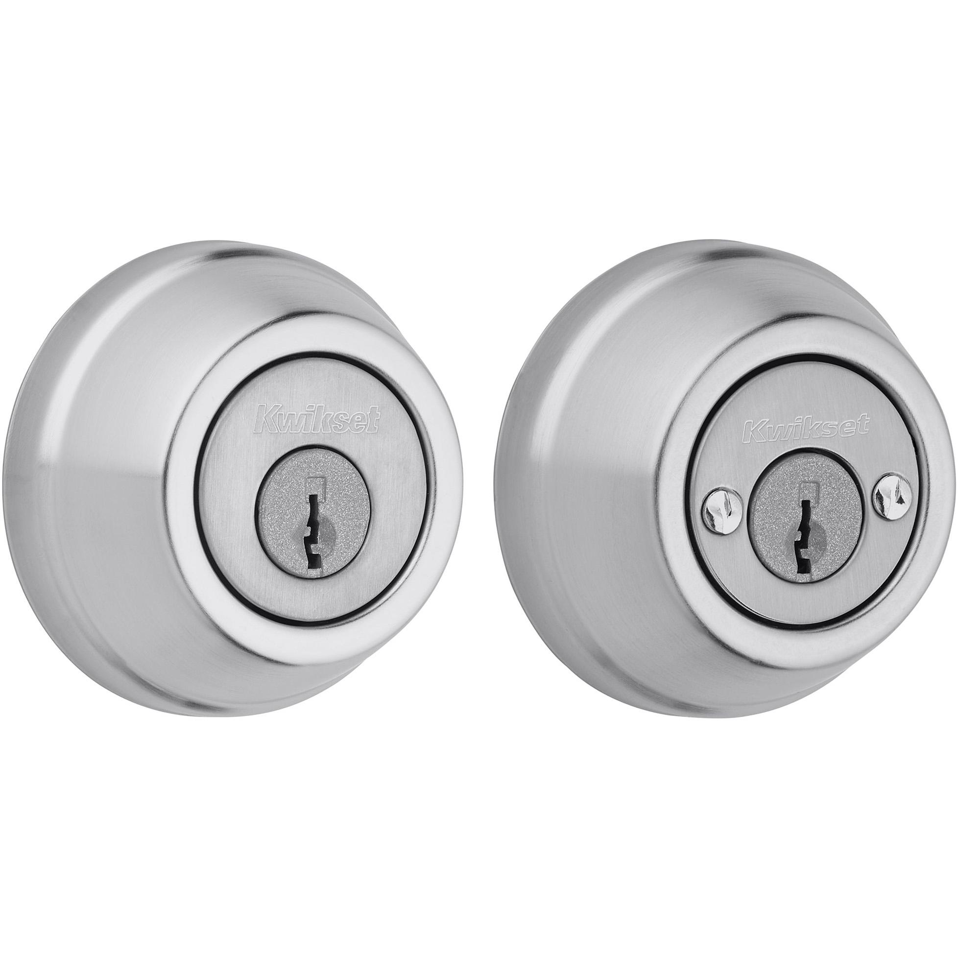 785 26D 6AL STRKP K3 2-Cyl Deadbolt - Satin Chrome