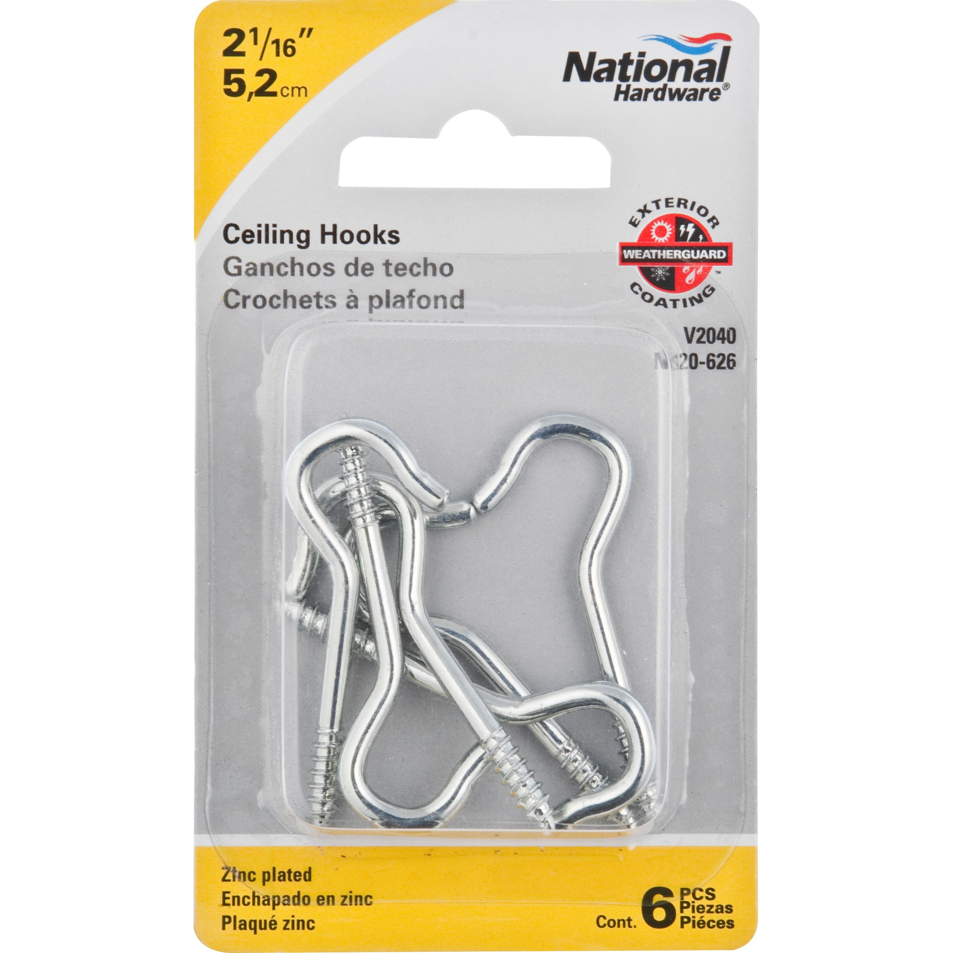 V2040 #10 Ceiling Hook - Zinc Plated