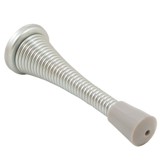 Stone Harbor Hardware Heavy-Duty Spring Door Stop, 3 Inches, 100-Pack, Satin Chrome