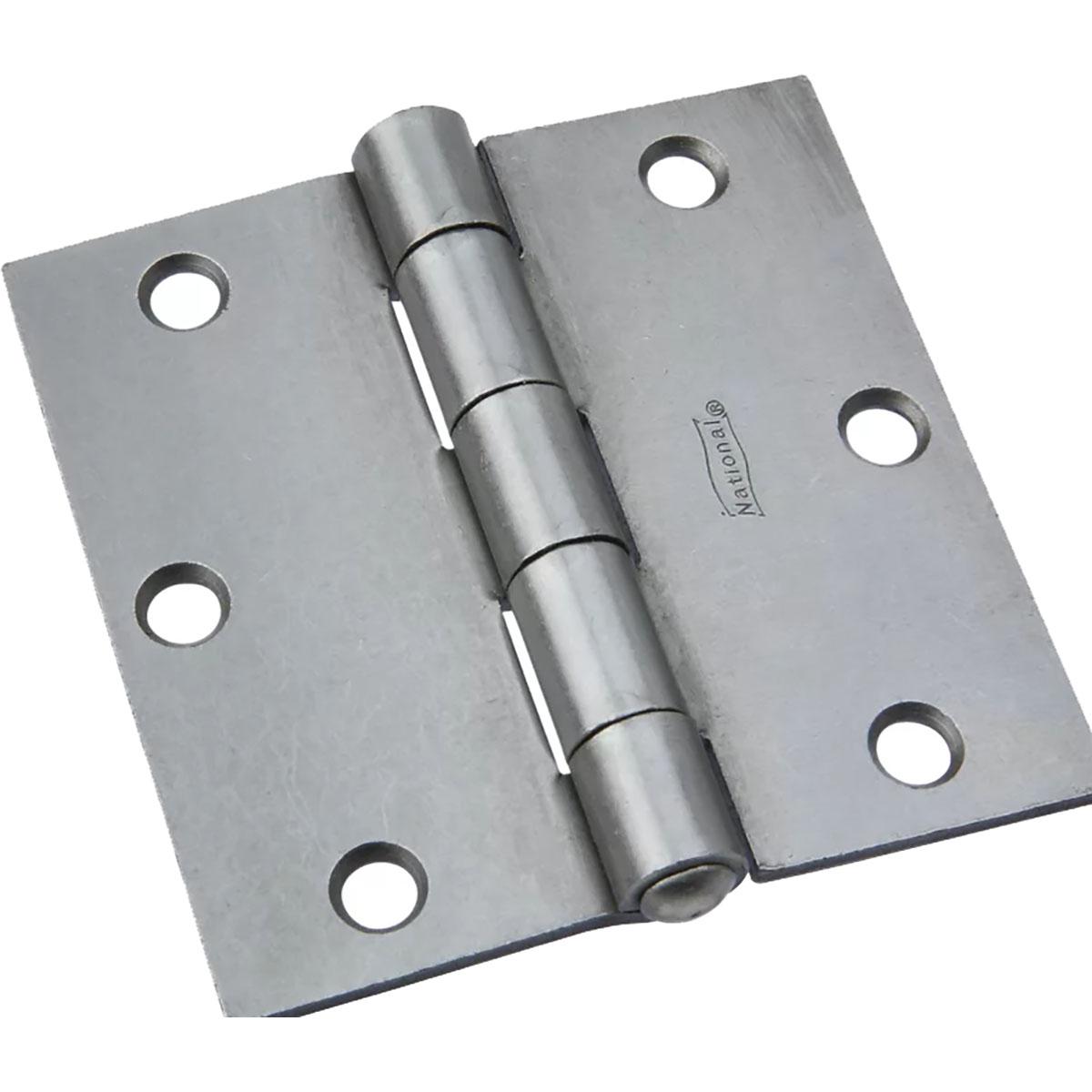 National Hardware - N140-566 505BC 3-1/2" Non-Removable Pin Hinge in Plain Steel