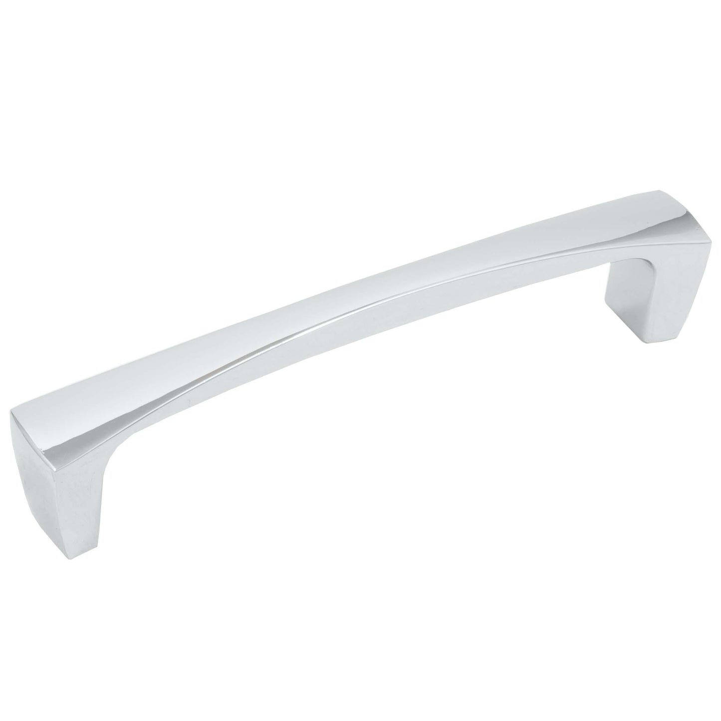 Stone Harbor Hardware Curtiss Cabinet Pull, 128 Millimeters, Polished Chrome