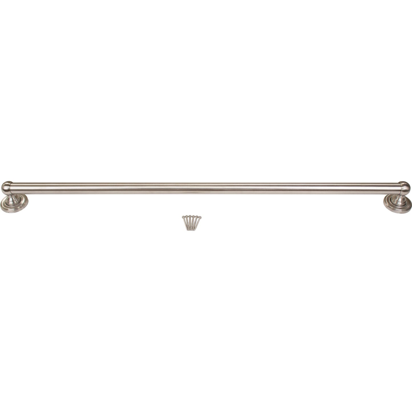 Stone Harbor Hardware Charlotte Decorative Grab Bar, 42 Inches, Satin Stainless Steel