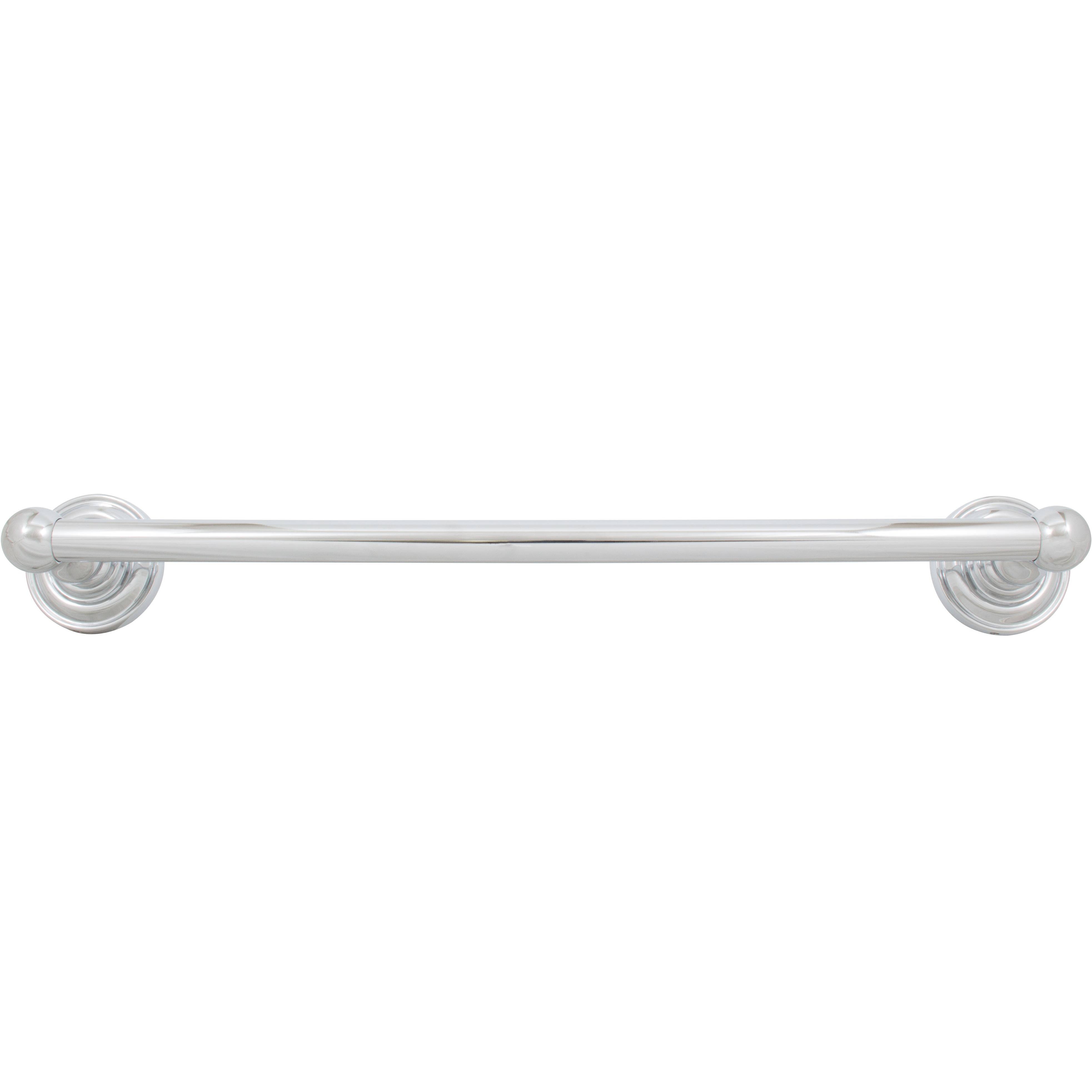 Stone Harbor Hardware Charlotte Towel Bar, 18 Inches, Polished Chrome