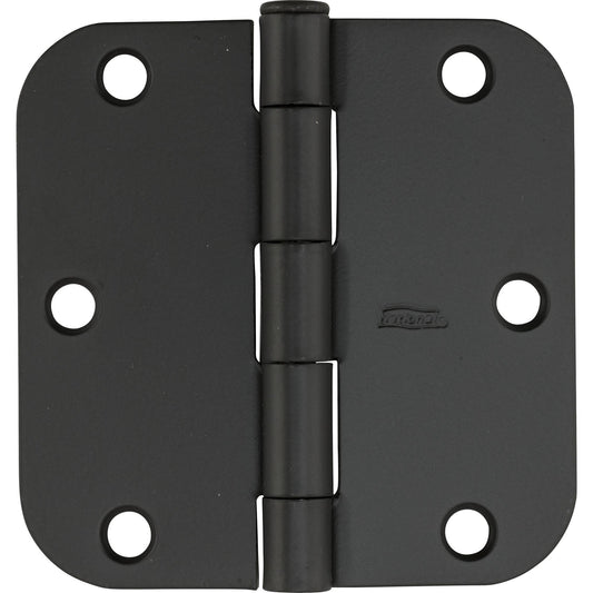 RCP512R5/8 3-1/2" 5/8R Door Hinge 12/pk - Oil-Rubbed Bronze