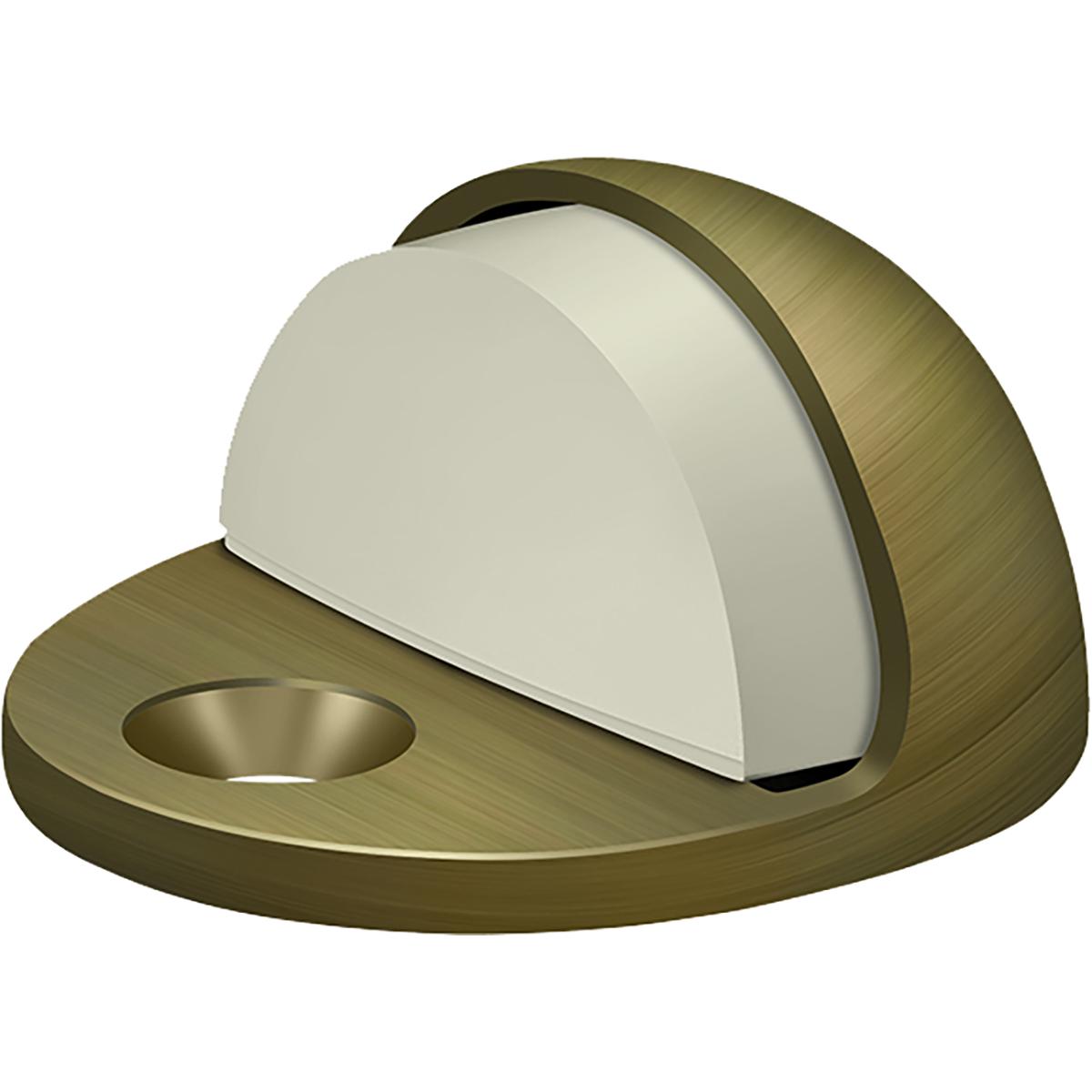 DSLP316U5 Low Rise Dome Stop - Antique Brass