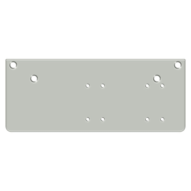 DP4041P-AL Drop Plate for Door Closer - Satin Aluminum