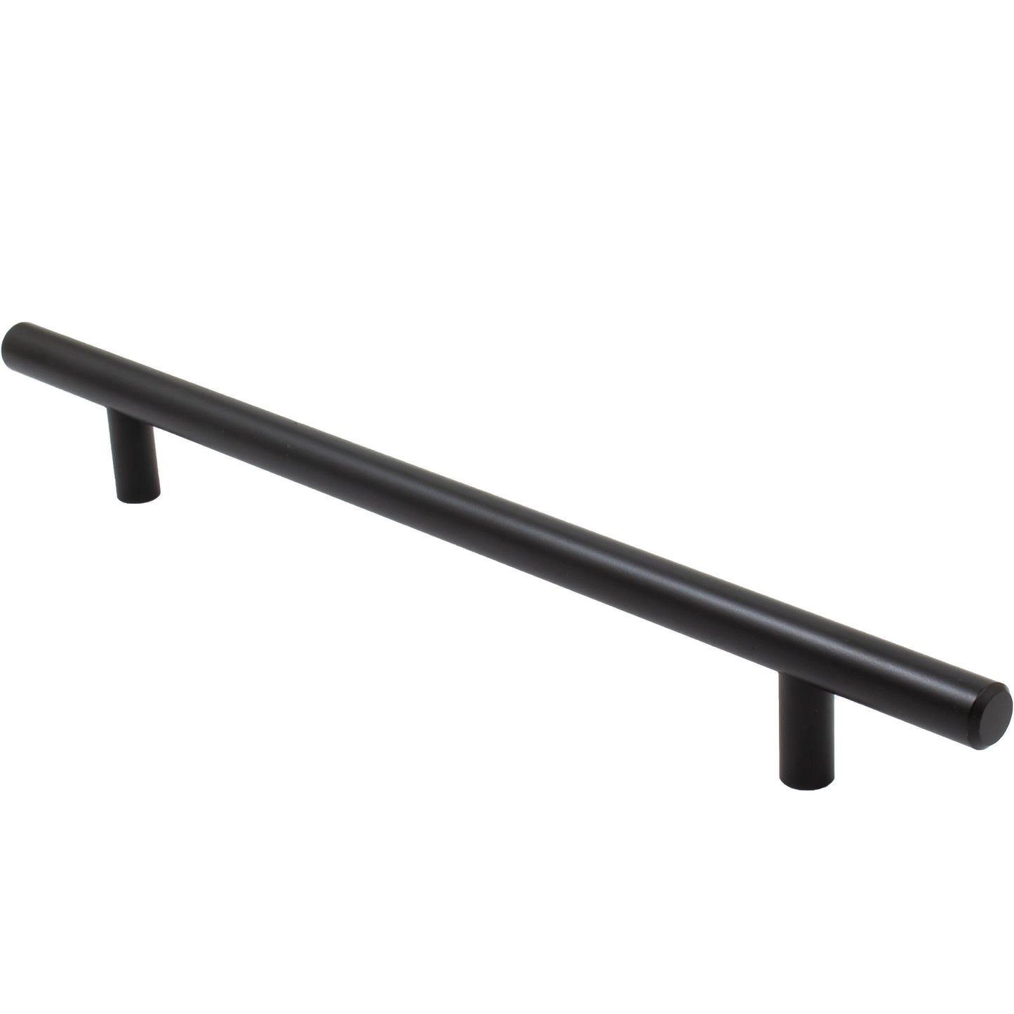 Stone Harbor Hardware Bar Cabinet Pull, 192 Millimeters, 272mm Overall Length, Matte Black