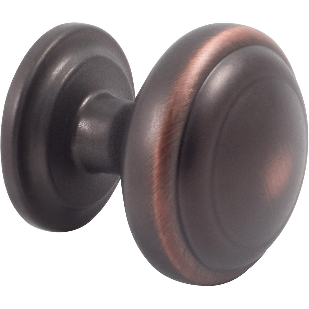 Stone Harbor Hardware Alesund Cabinet Knob, 1-1/4 Inches, Vintage Bronze