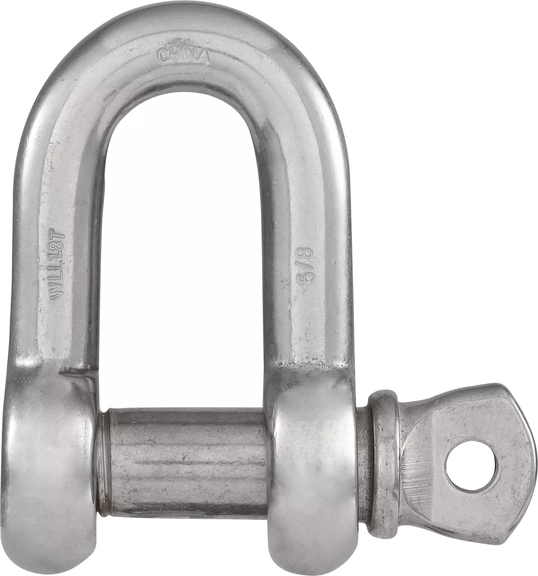 National Hardware - N100-358 V3251 5/8" D Shackle 1/2" Marine Grade in Stainless Steel