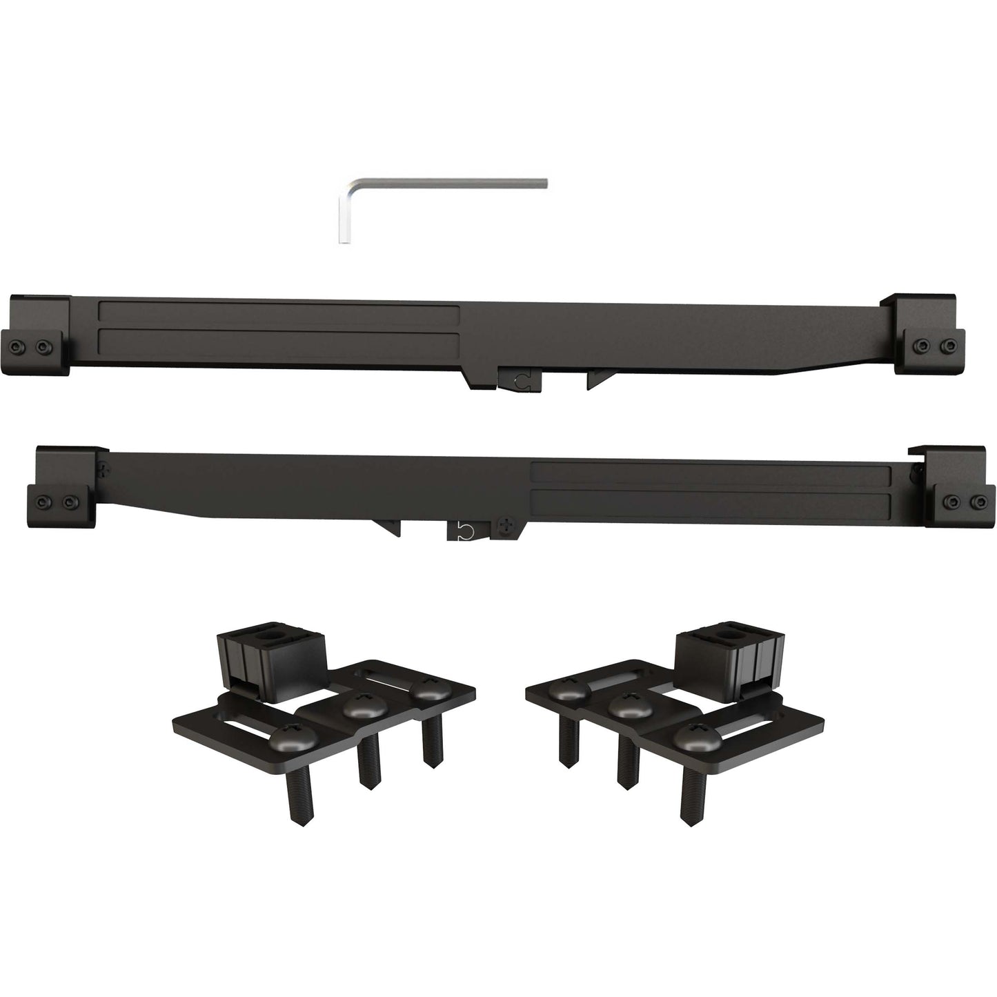 Stone Harbor Hardware Universal Soft Close Set for Most Flat Tracks, 2-Pack, Black