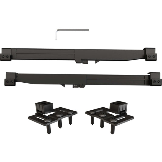 Stone Harbor Hardware Universal Soft Close Set for Most Flat Tracks, 2-Pack, Black