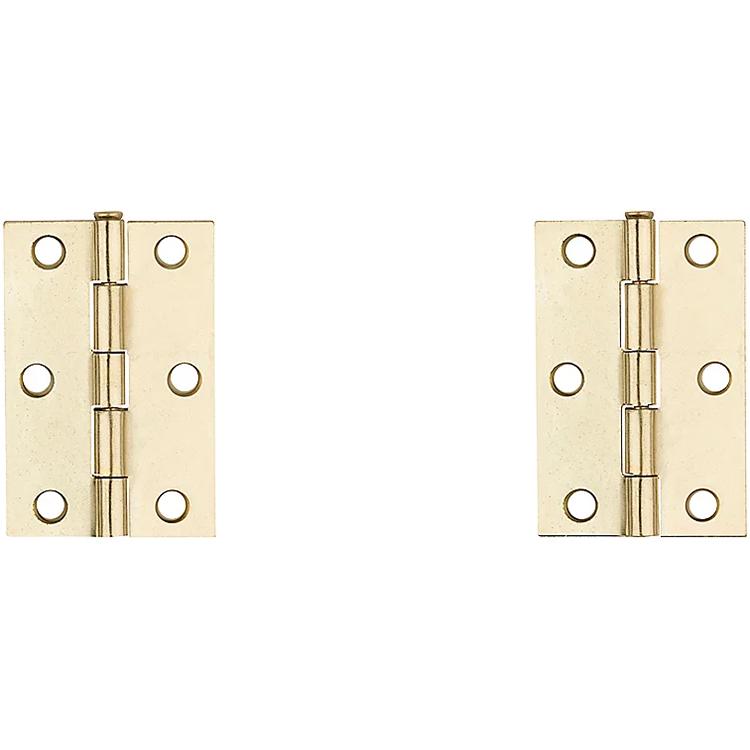V508 2-1/2" Removable Pin Hinge 2/pk - Polished Brass