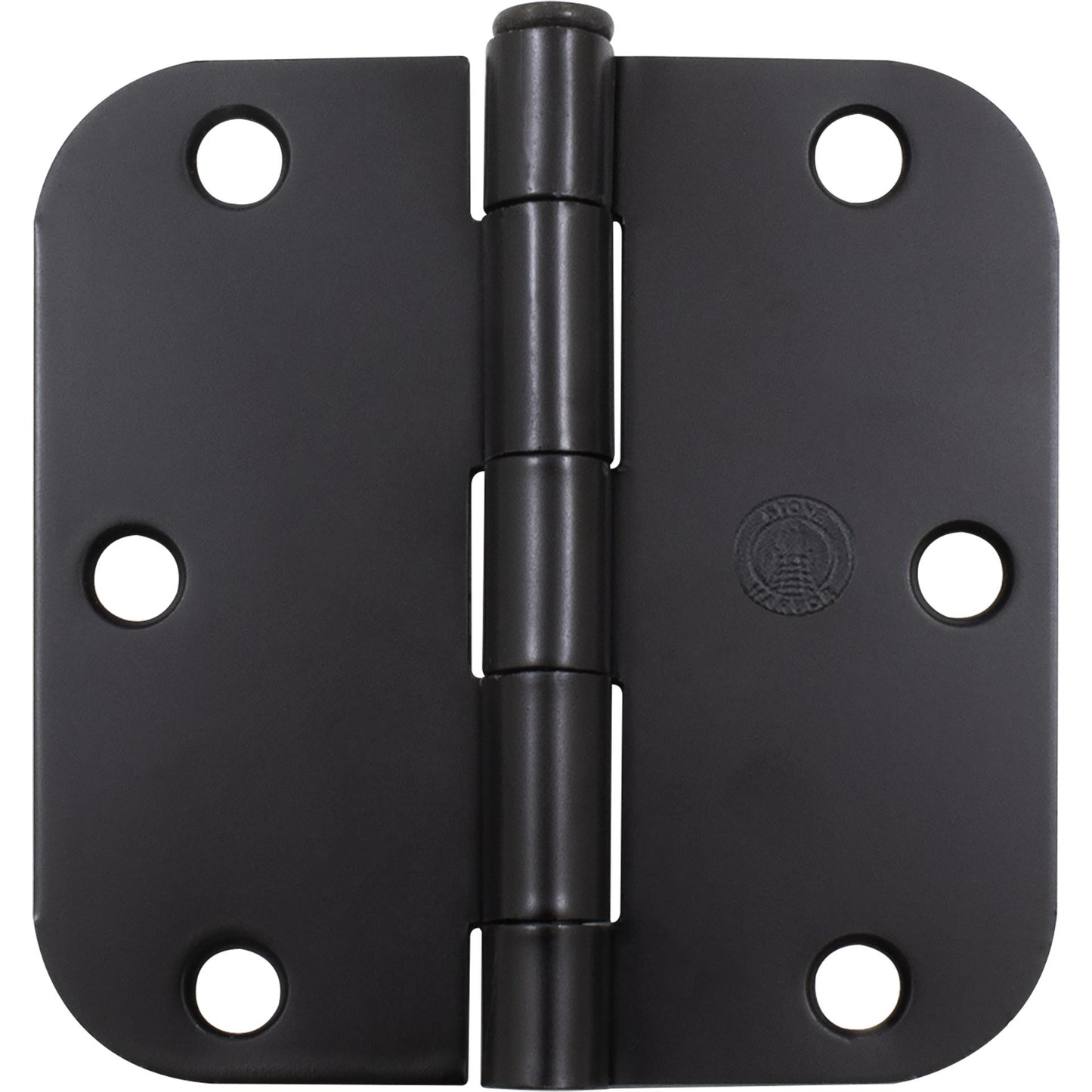 Stone Harbor Hardware 3-1/2" Door Hinges, 5/8" Radius Corner, Oil-Rubbed Bronze, 3-Pack