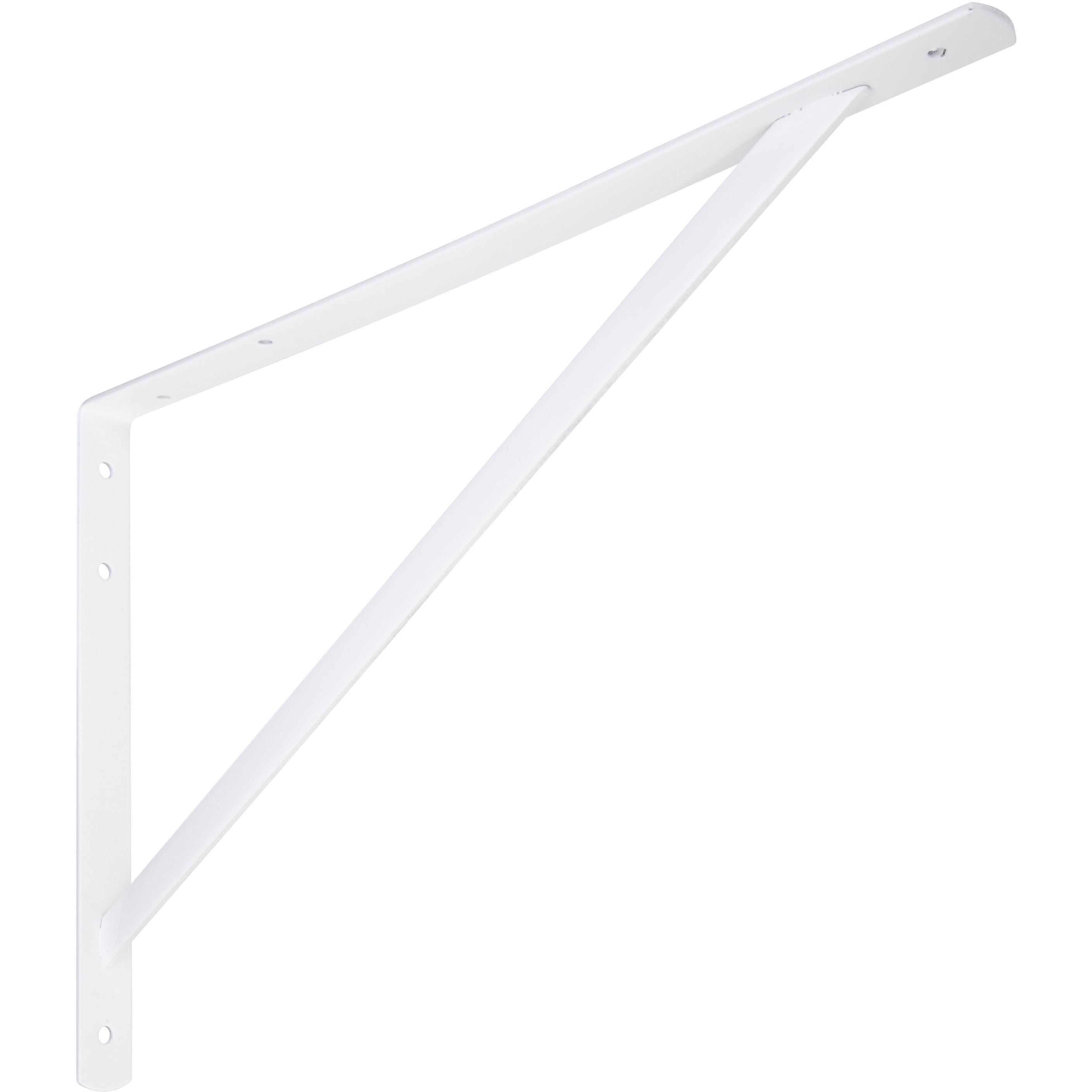111BC 20" Super Strength Shelf Bracket - White