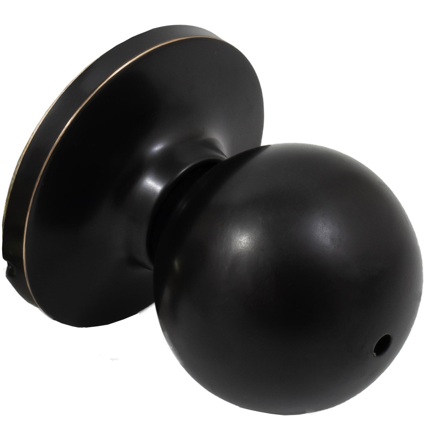 Stone Harbor Hardware Ball Door Knob, Privacy (Bed/Bath) Latch, Vintage Bronze