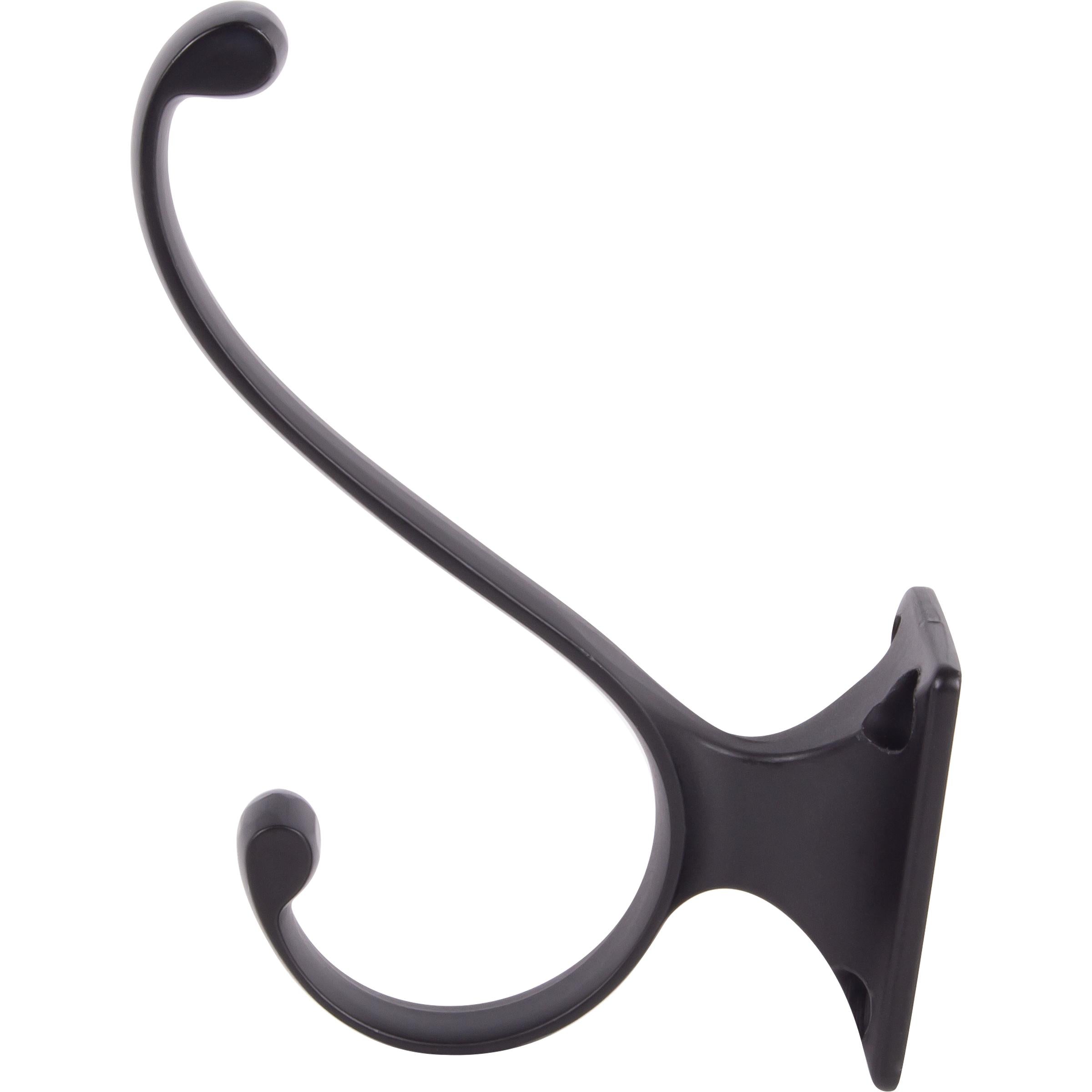 Stone Harbor Hardware Heavy-Duty Coat & Hat Hook, 3-7/16" High, 2-15/16" Projection, Oil-Rubbed Bronze