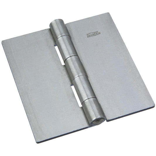 National Hardware - 560BC 4-1/2" SQR Weldable Surface Door Hinge NRP 1/pk - Plain Steel