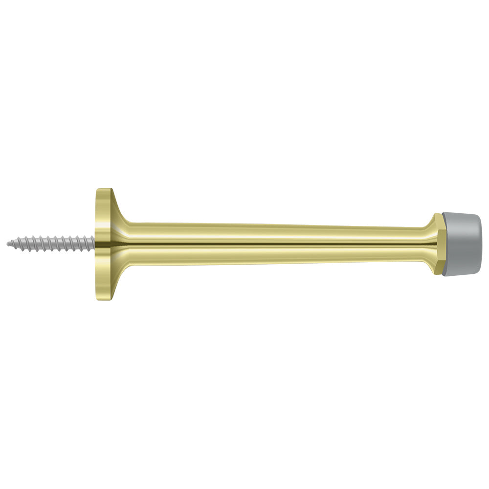 BDS425U3 4" Solid Door Stop - Polished Brass
