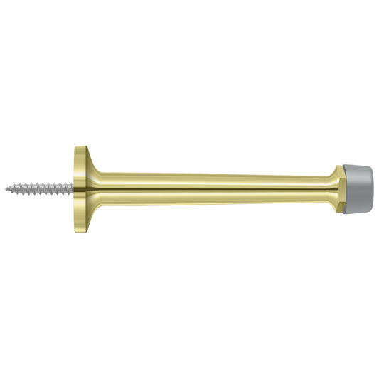 BDS425U3 4" Solid Door Stop - Polished Brass