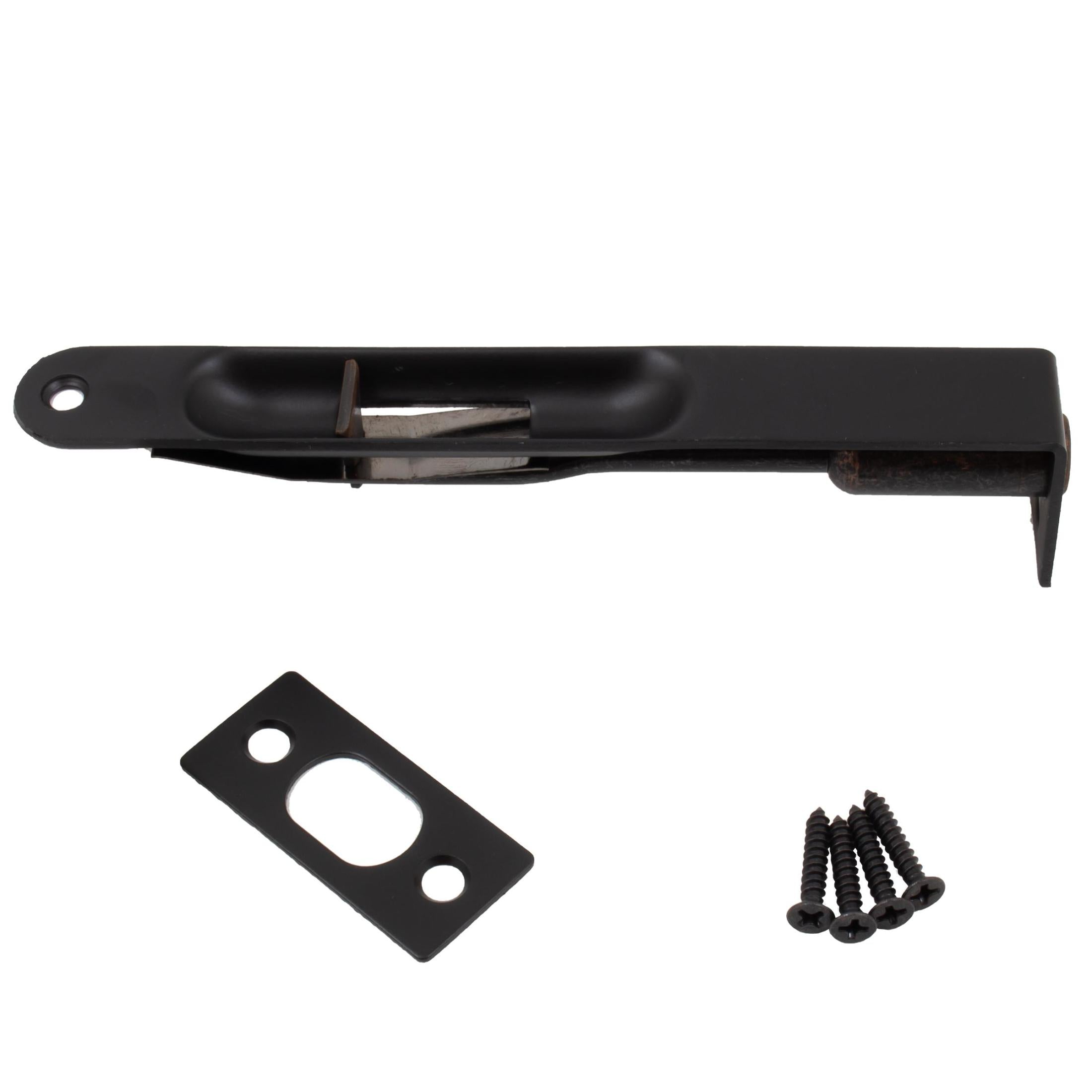 Flush Bolt Square Corner x Round Corner 6 Inch