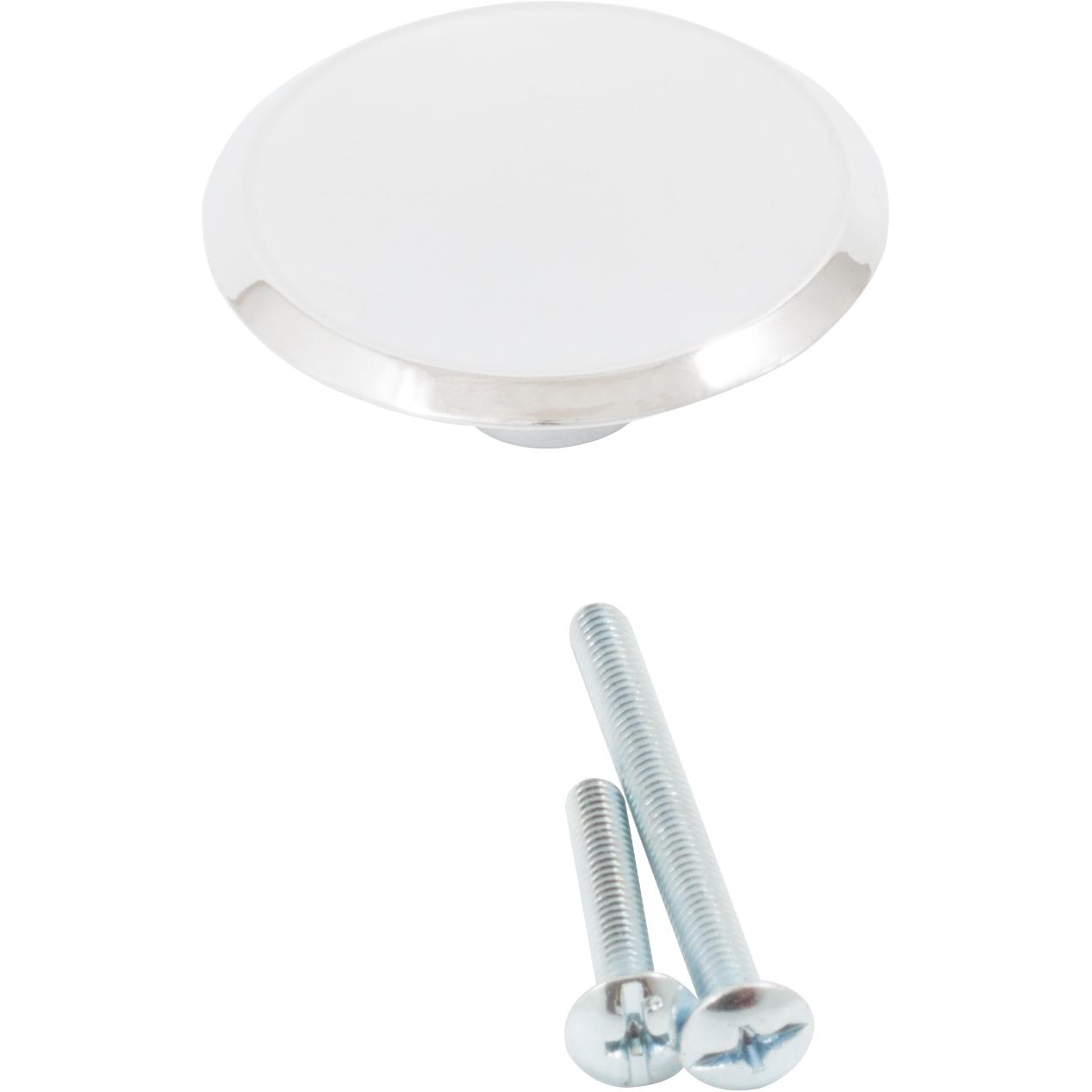 Stone Harbor Hardware Die-Cast Bi-Fold Closet Door Knob, 1-3/4 Inches, Polished Chrome