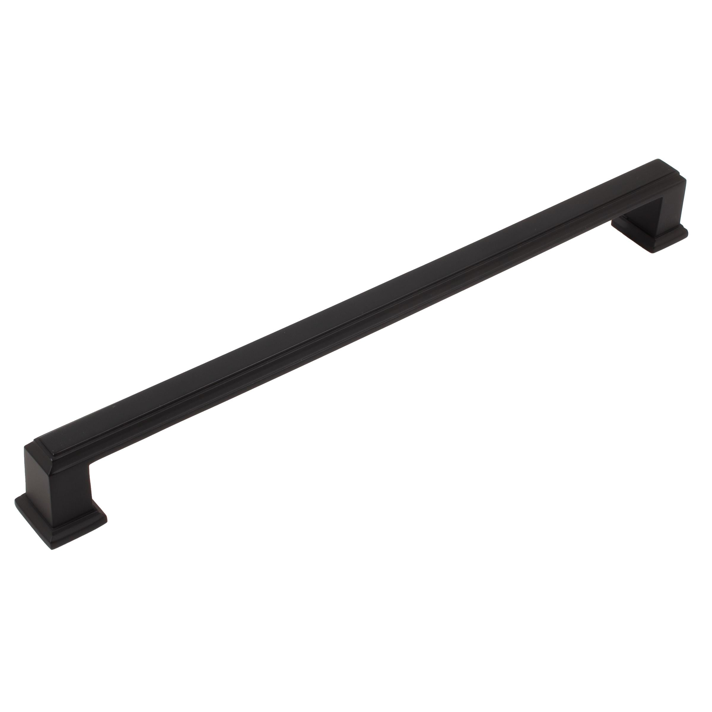 Stone Harbor Hardware Metropolis Cabinet Pull, 224 Millimeters, Matte Black