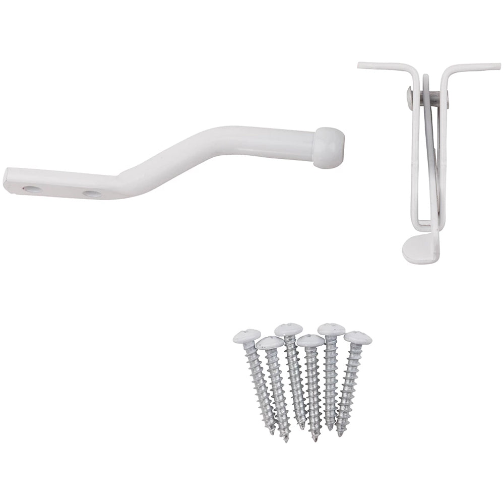 National Hardware - N262-105 V21 Automatic Gate Latch in White