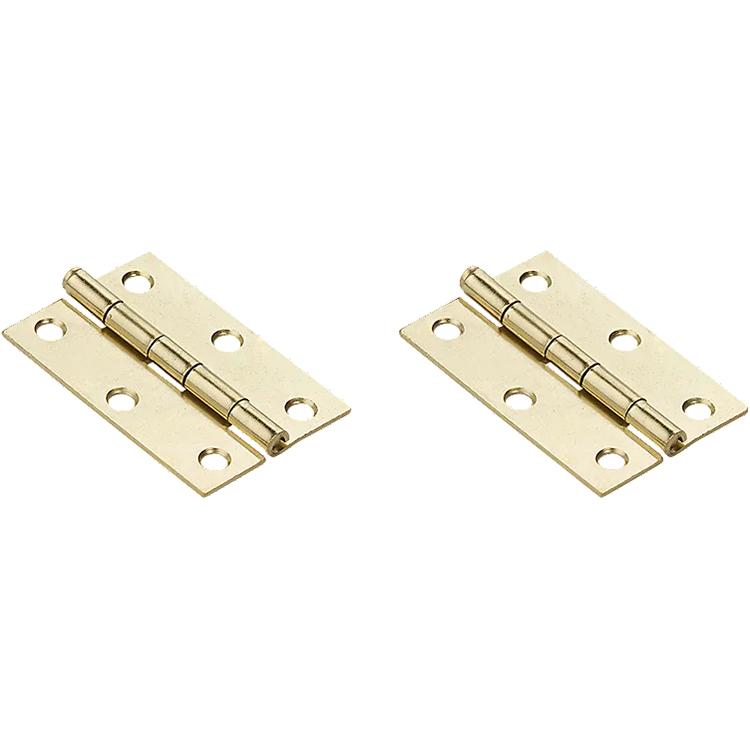 V508 2-1/2" Removable Pin Hinge 2/pk - Polished Brass
